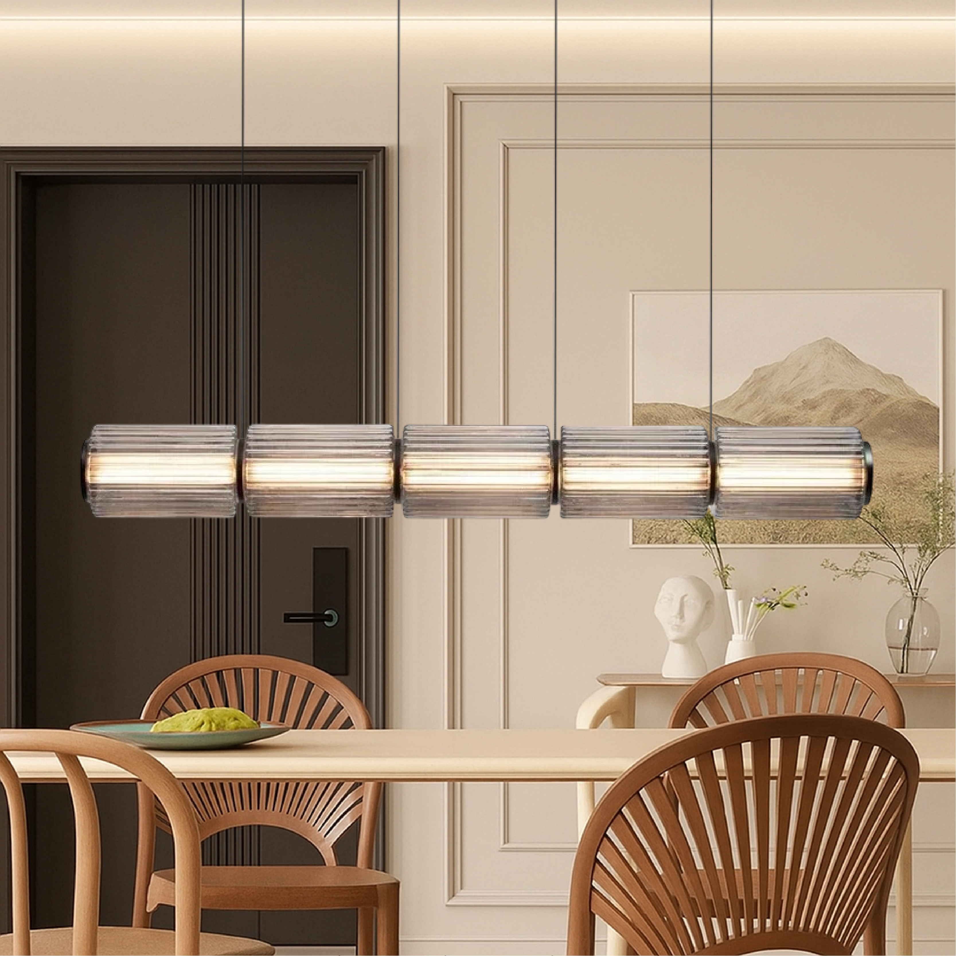 Cilinder Glazen Hanglamp