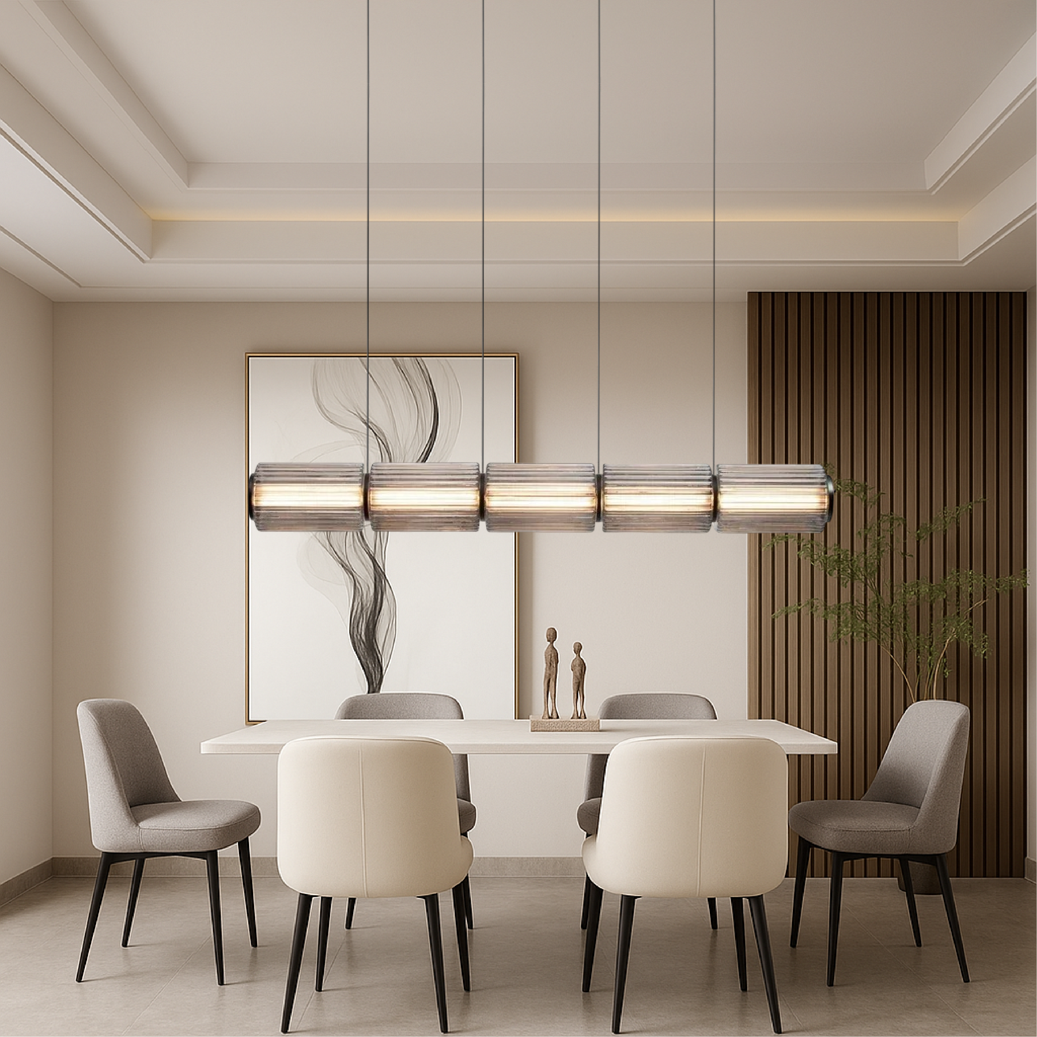 Cilinder Glazen Hanglamp