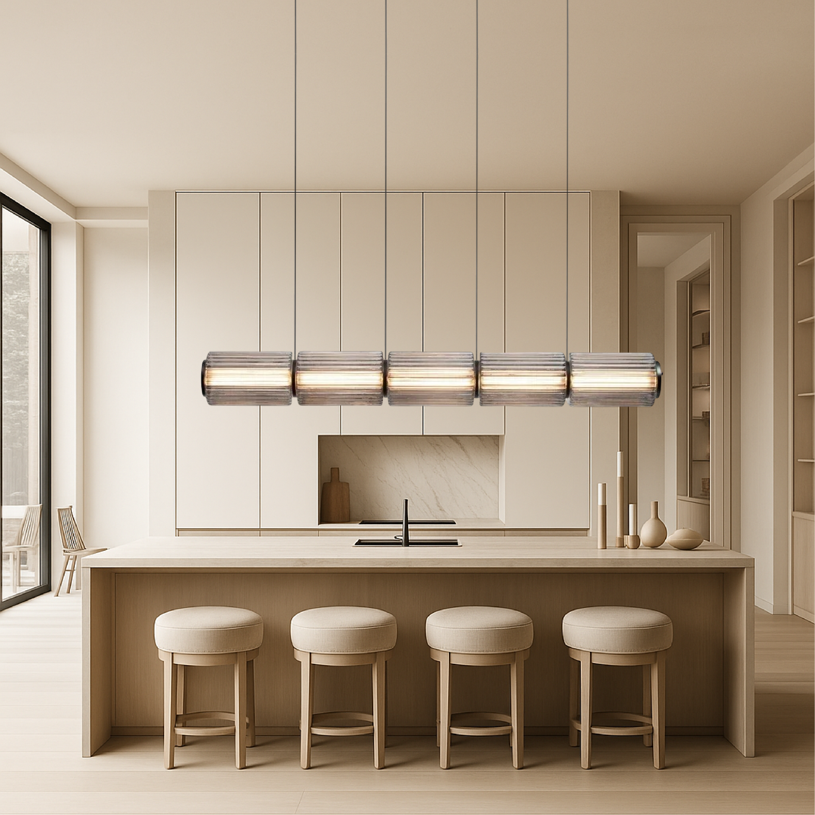 Cilinder Glazen Hanglamp
