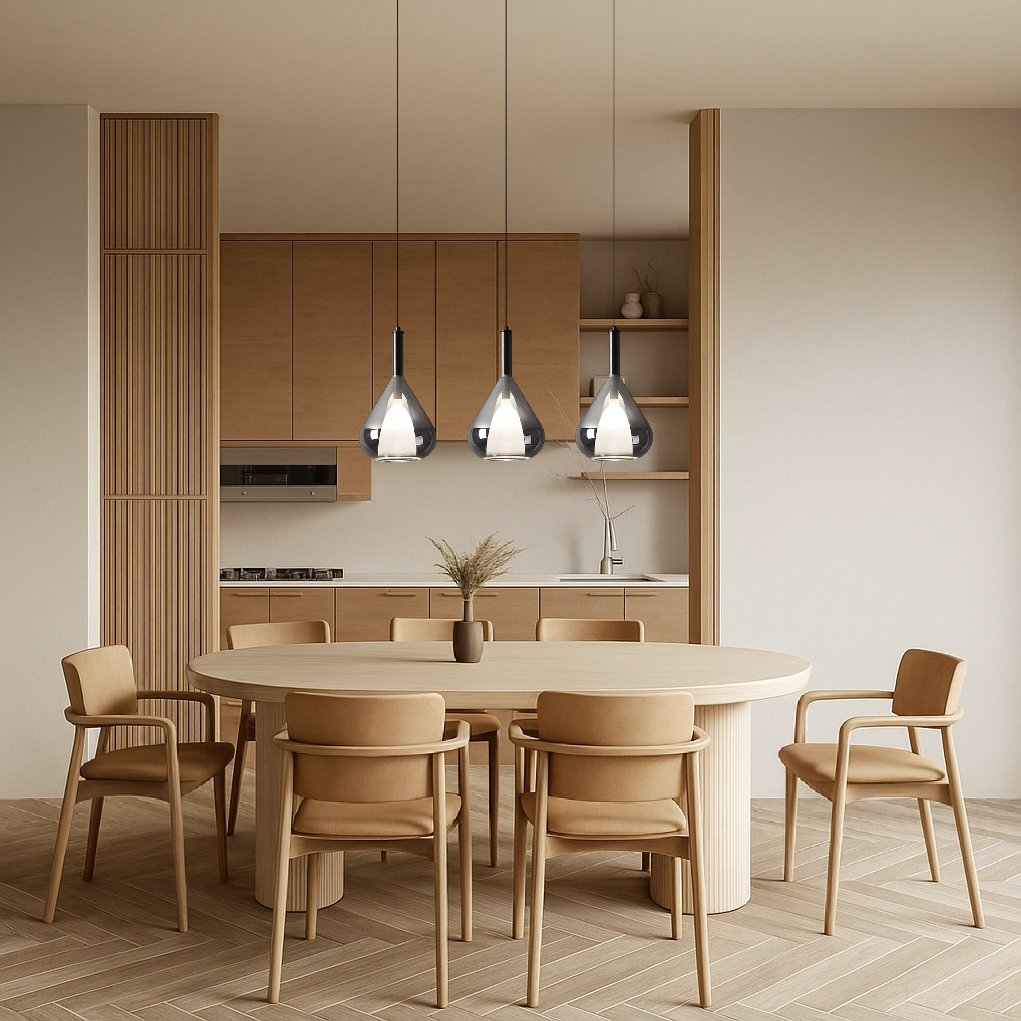 Glazen hanglamp van Nady