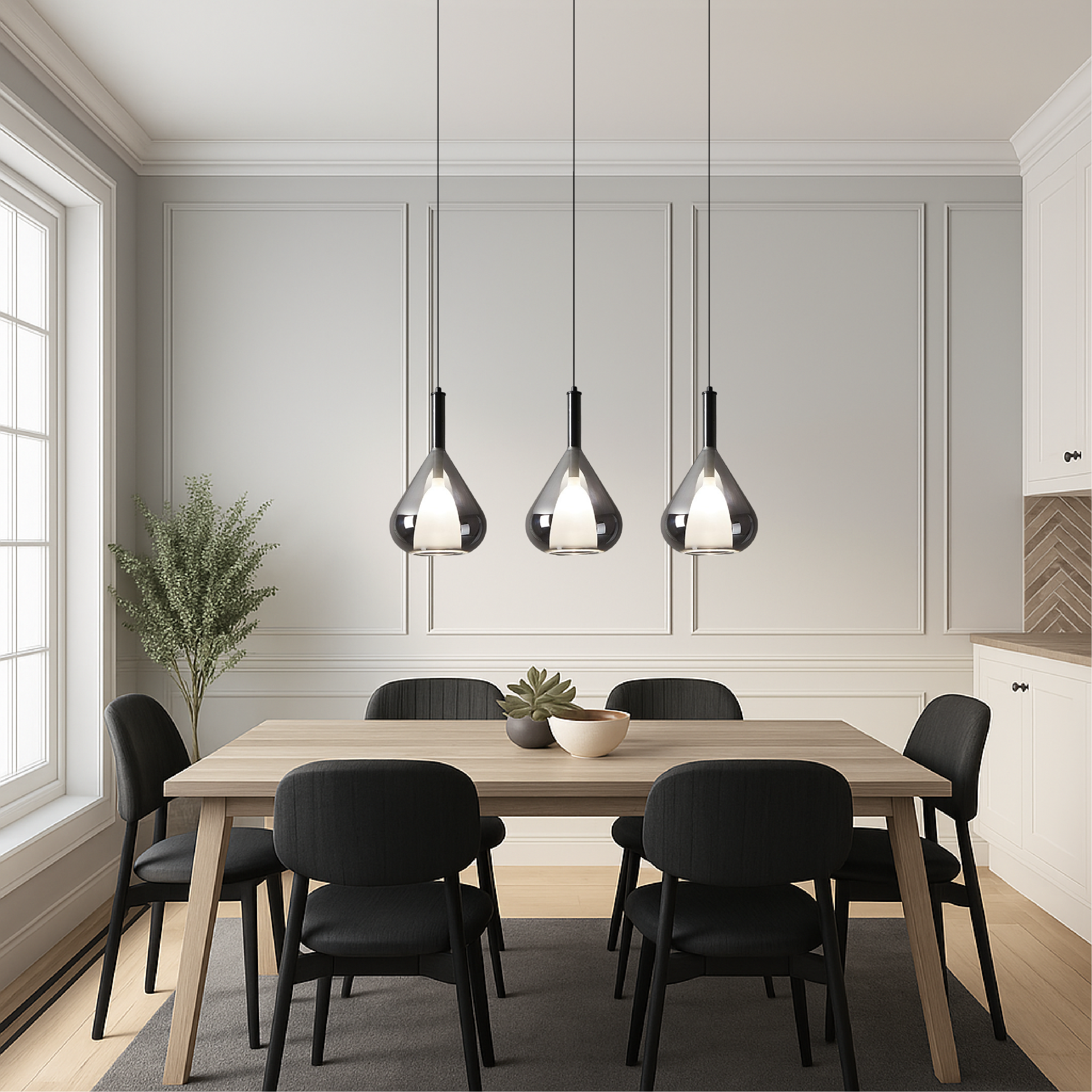 Glazen hanglamp van Nady