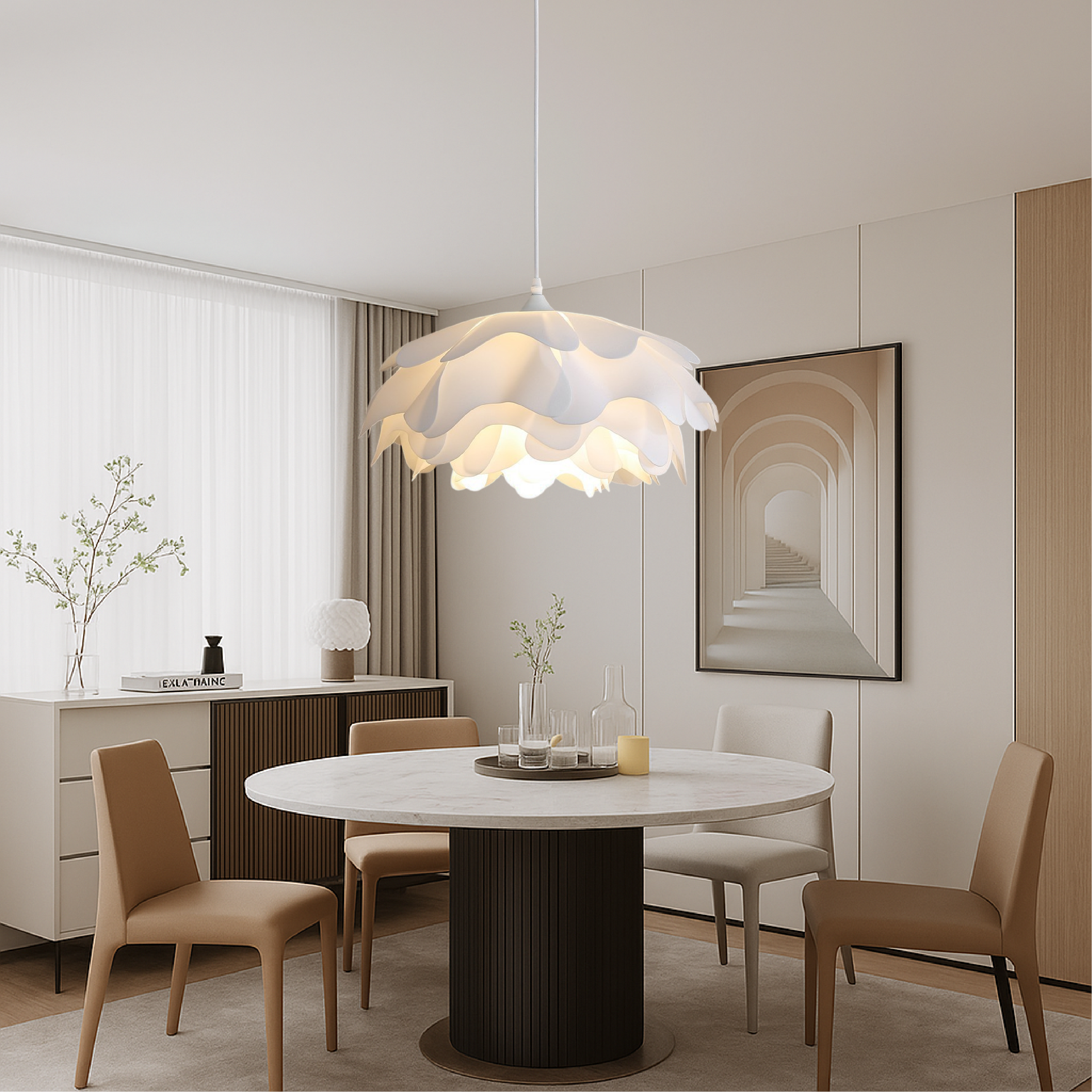 Pioen Mud Hanglamp