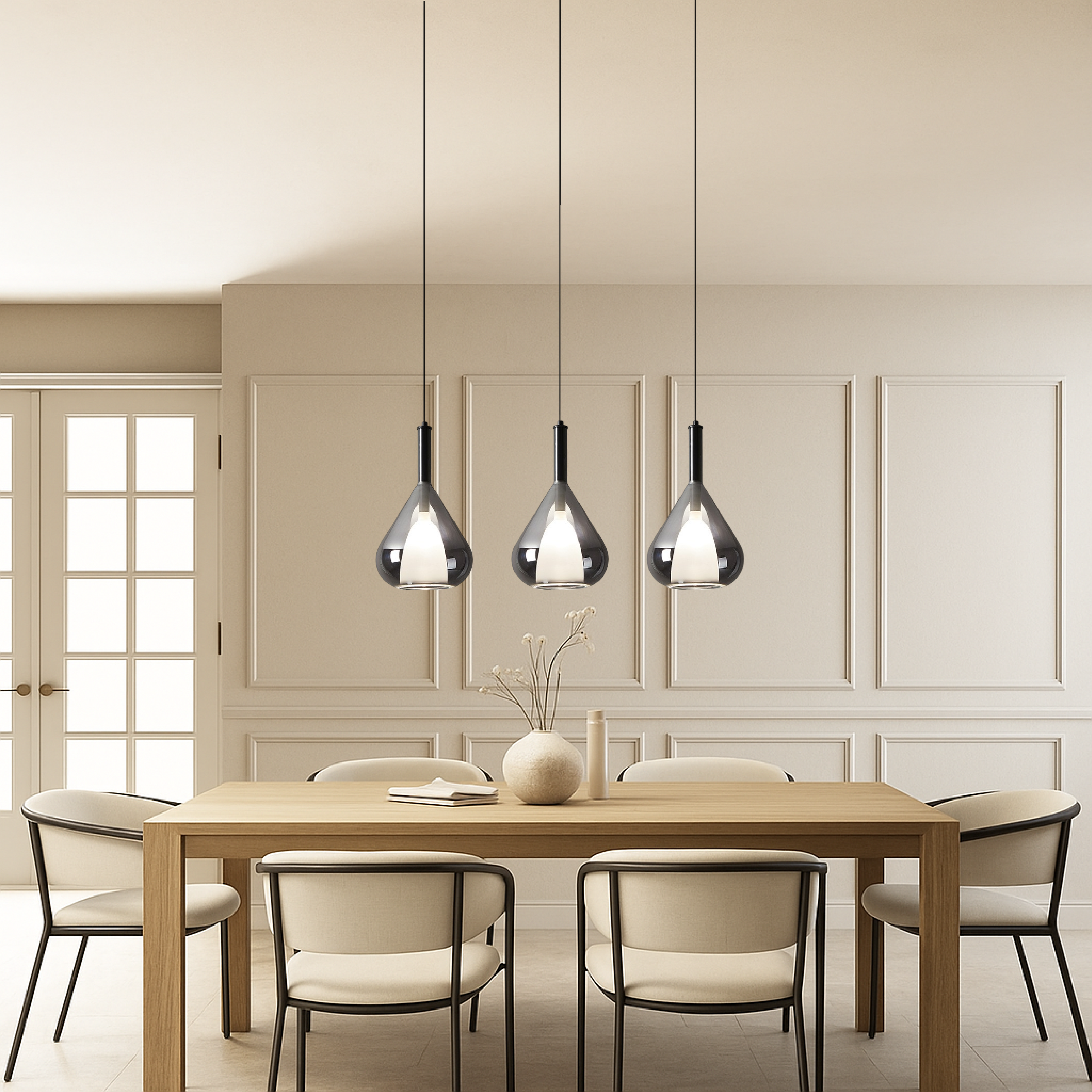 Glazen hanglamp van Nady