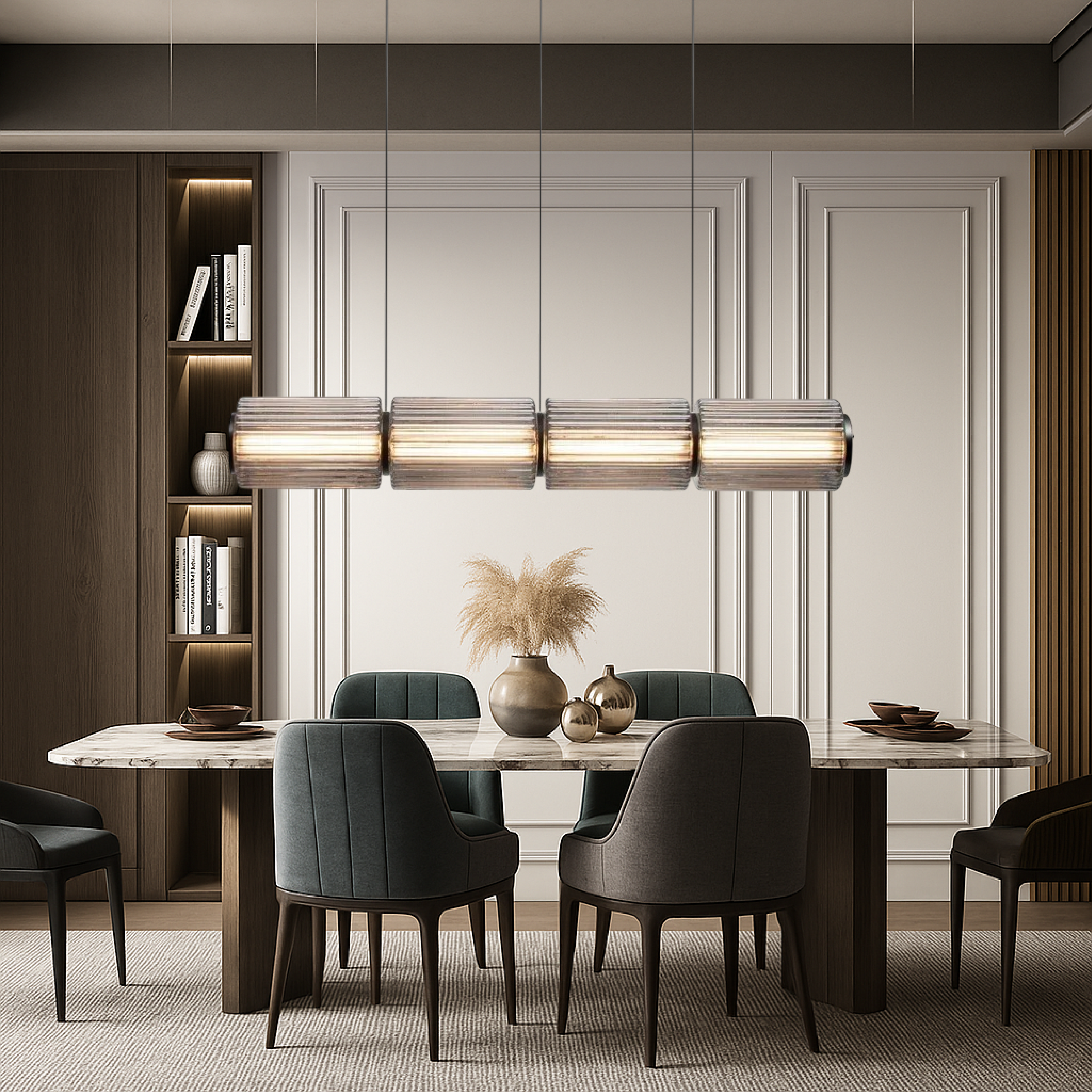 Cilinder Glazen Hanglamp