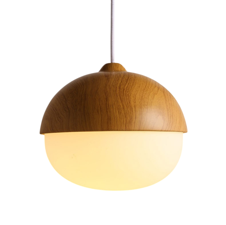Scandinavische houten hanglamp