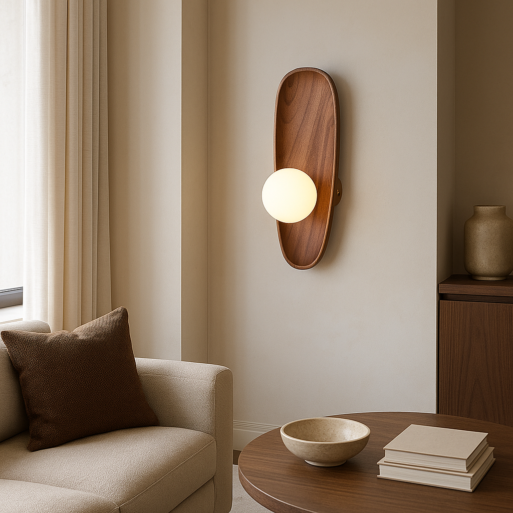 Mirdor Houten Wandlamp