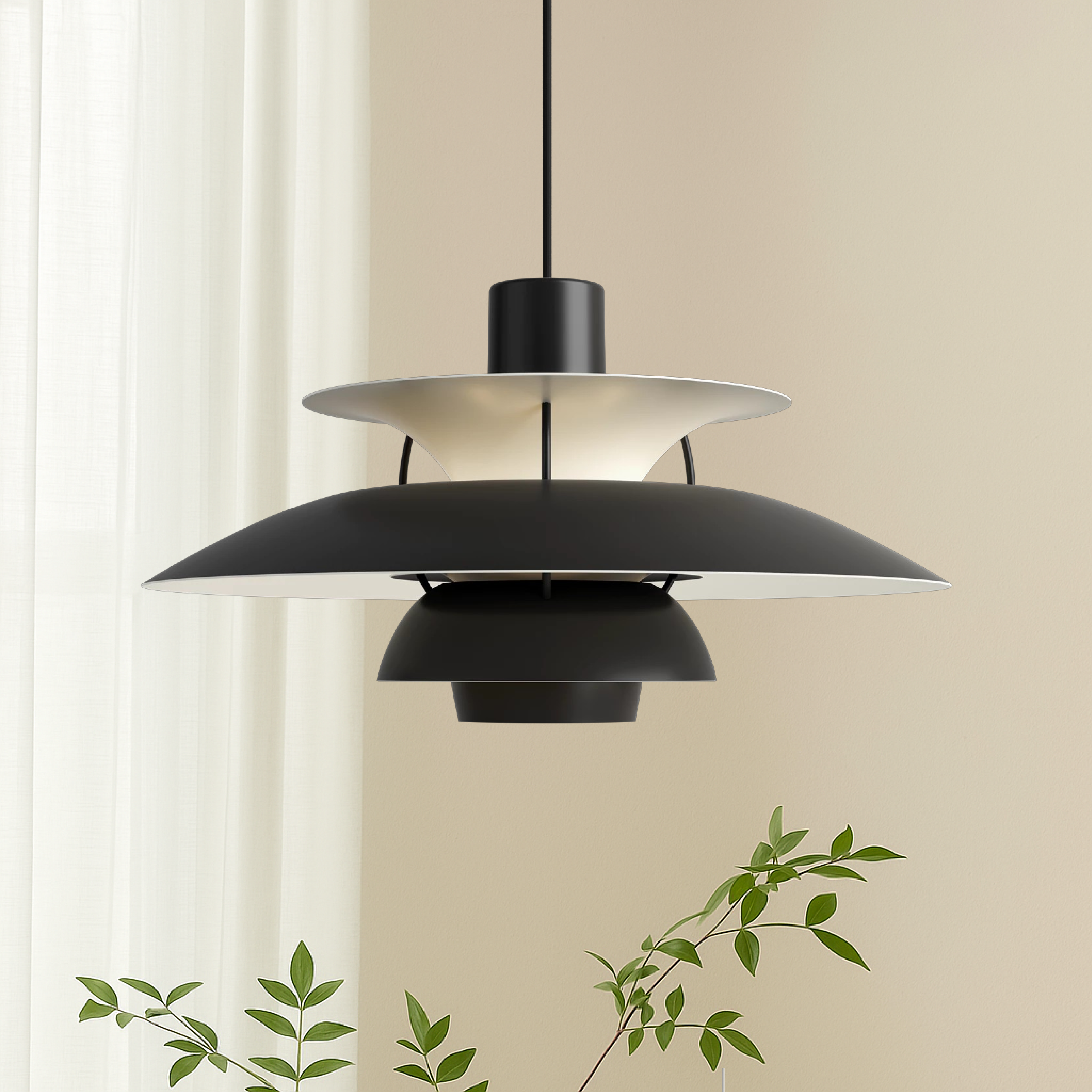 Meerlagige Deense Hanglamp