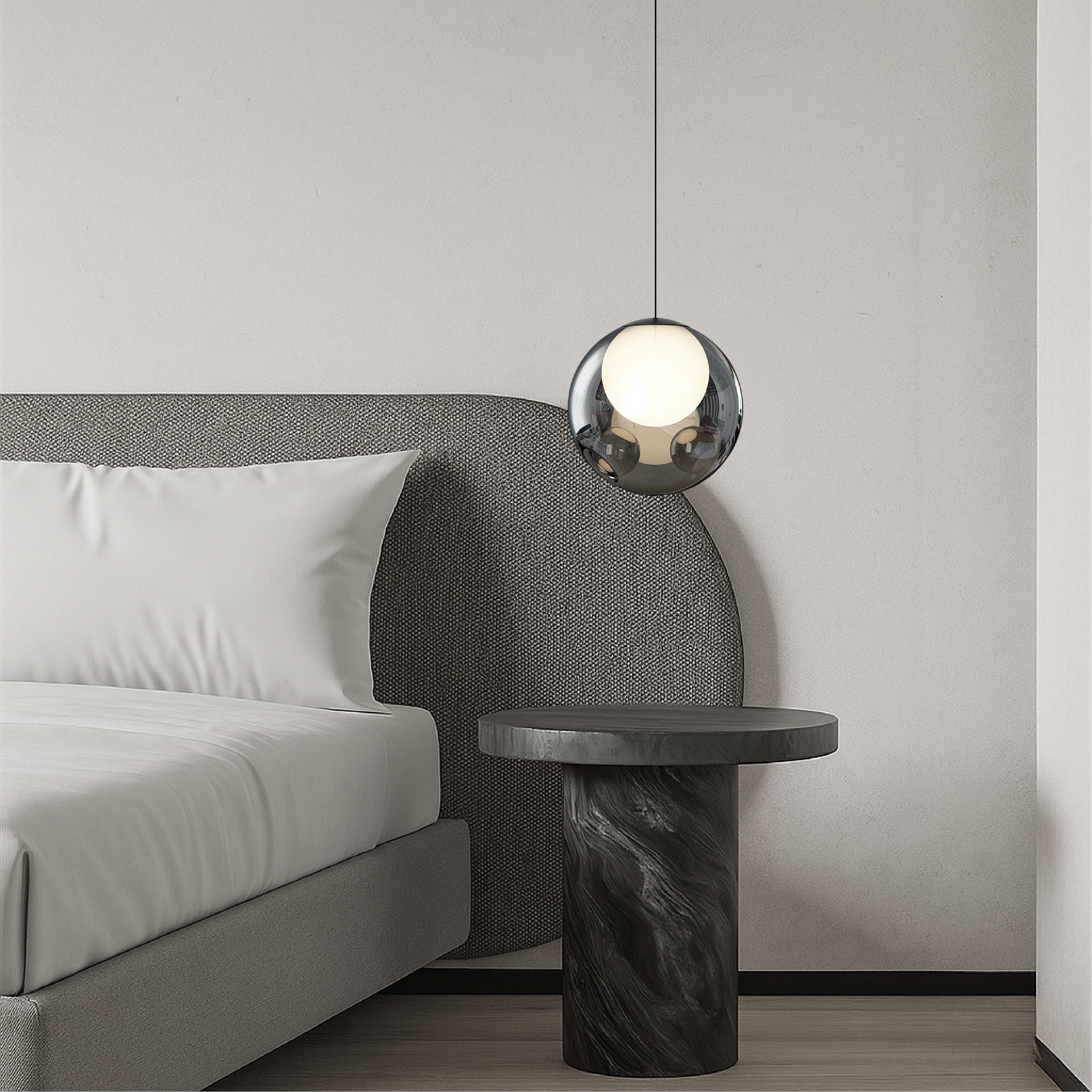 Italiaanse glazen hanglamp
