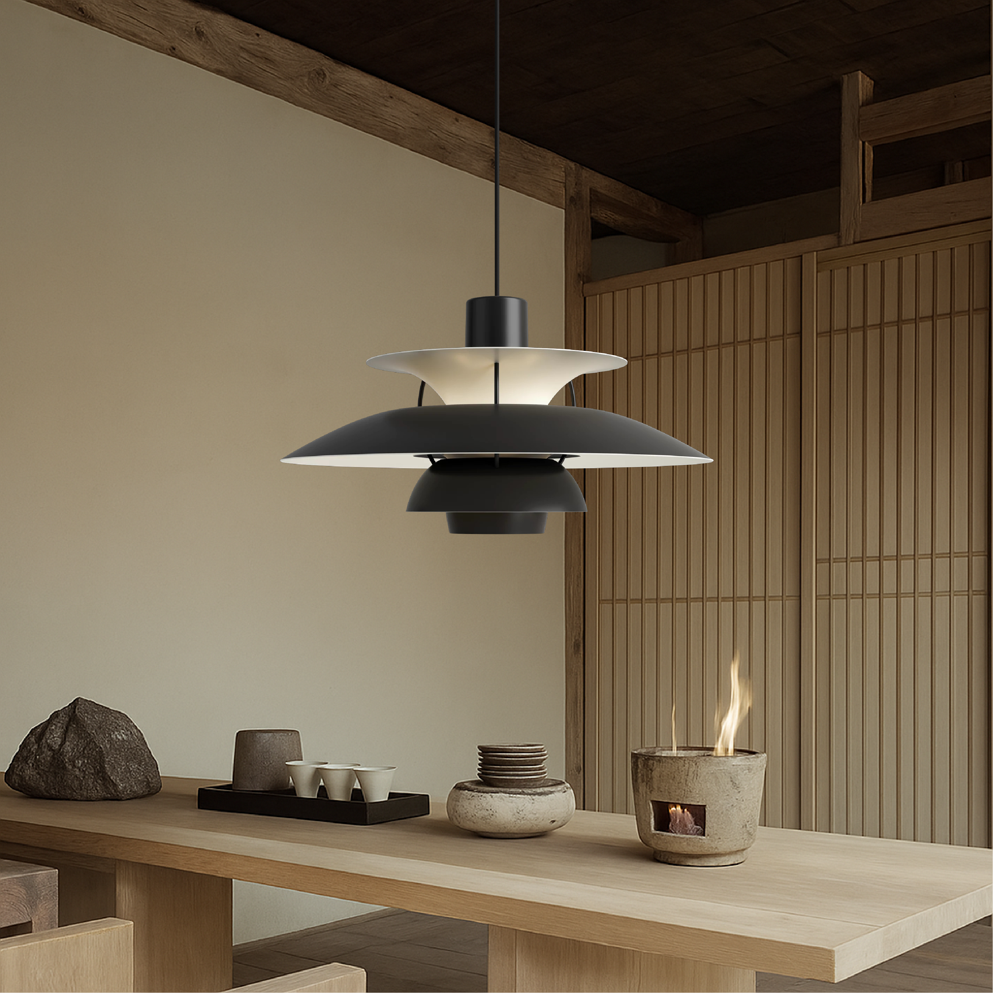 Meerlagige Deense Hanglamp