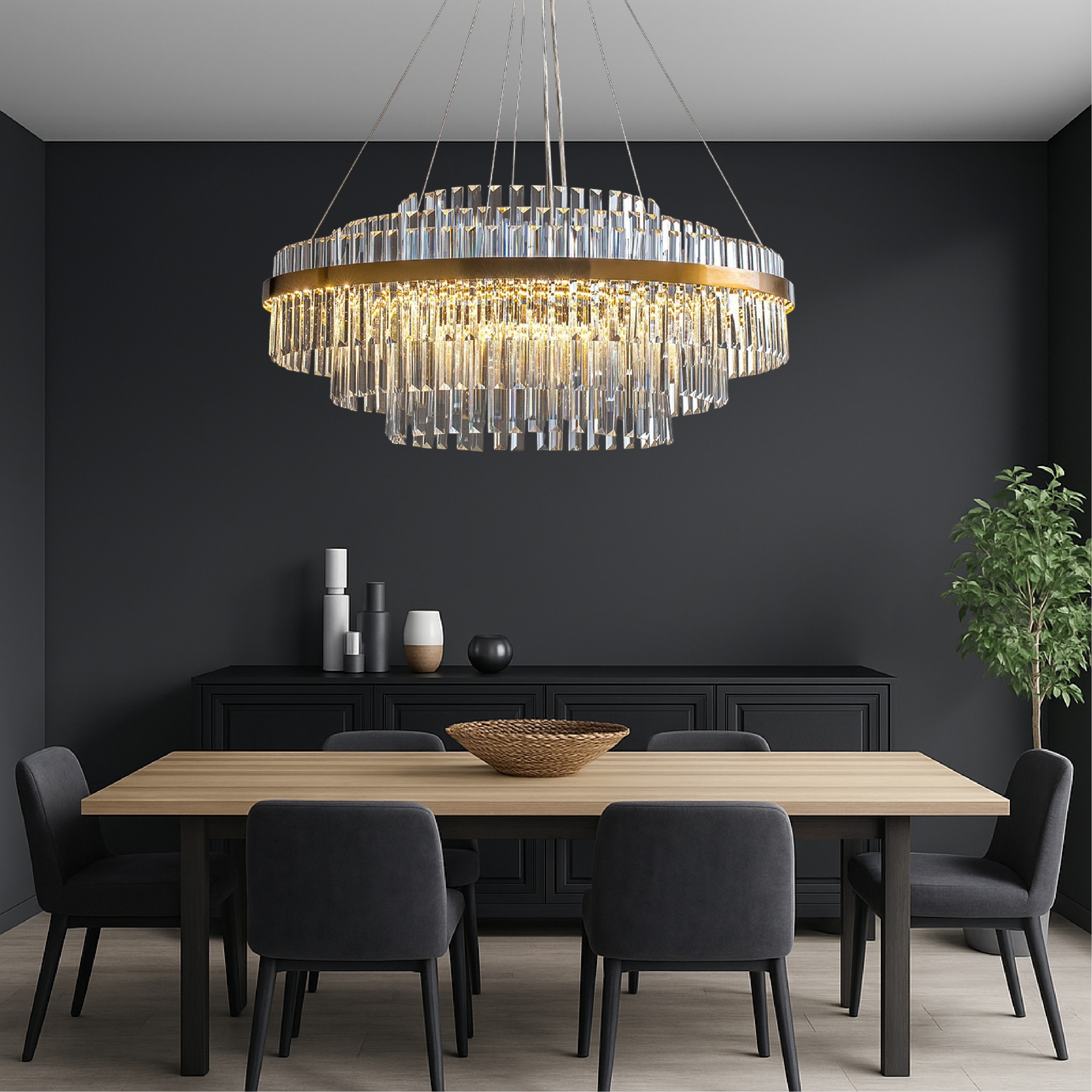 Luxe kristallen kroonluchter