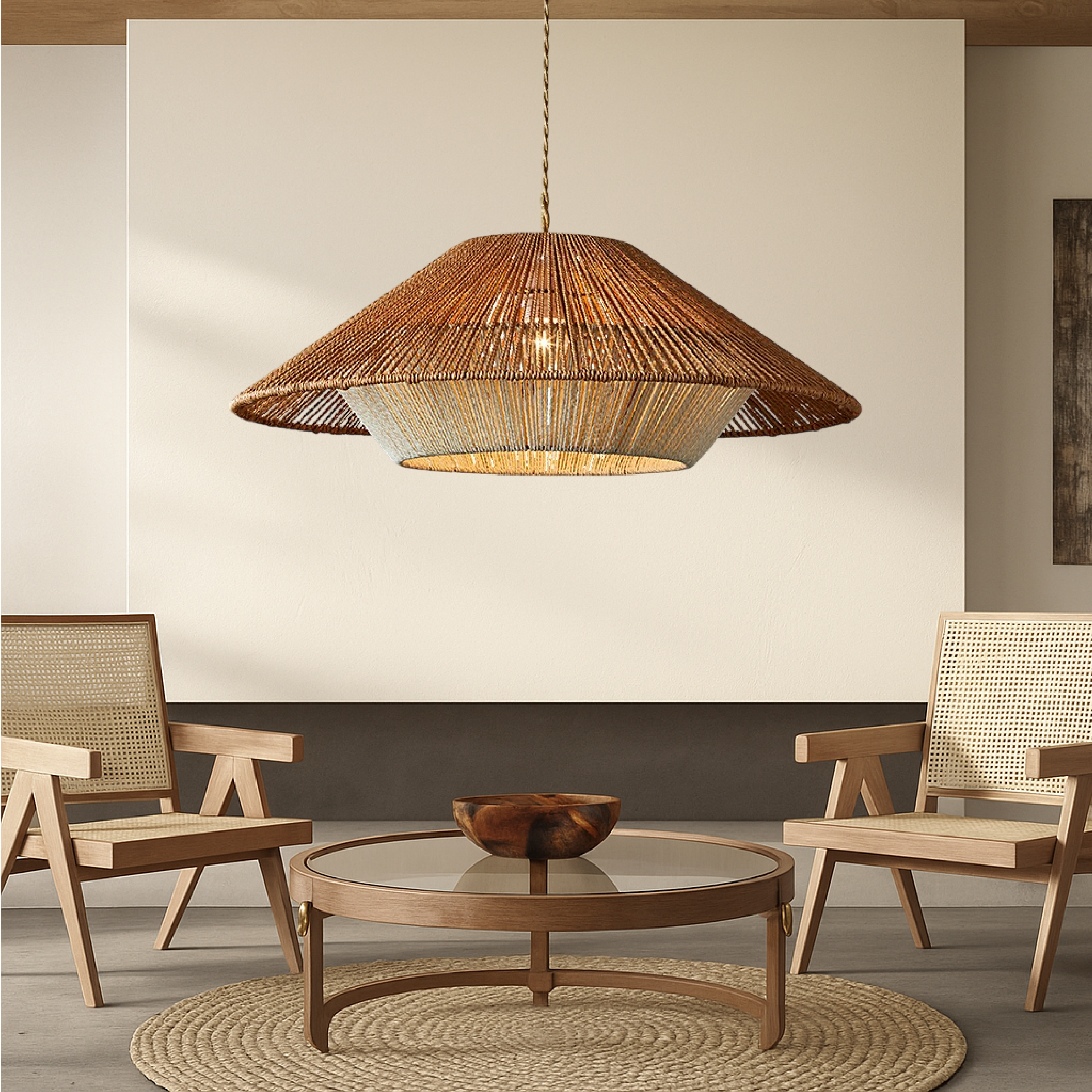 Bamboe Geweven Hanglamp