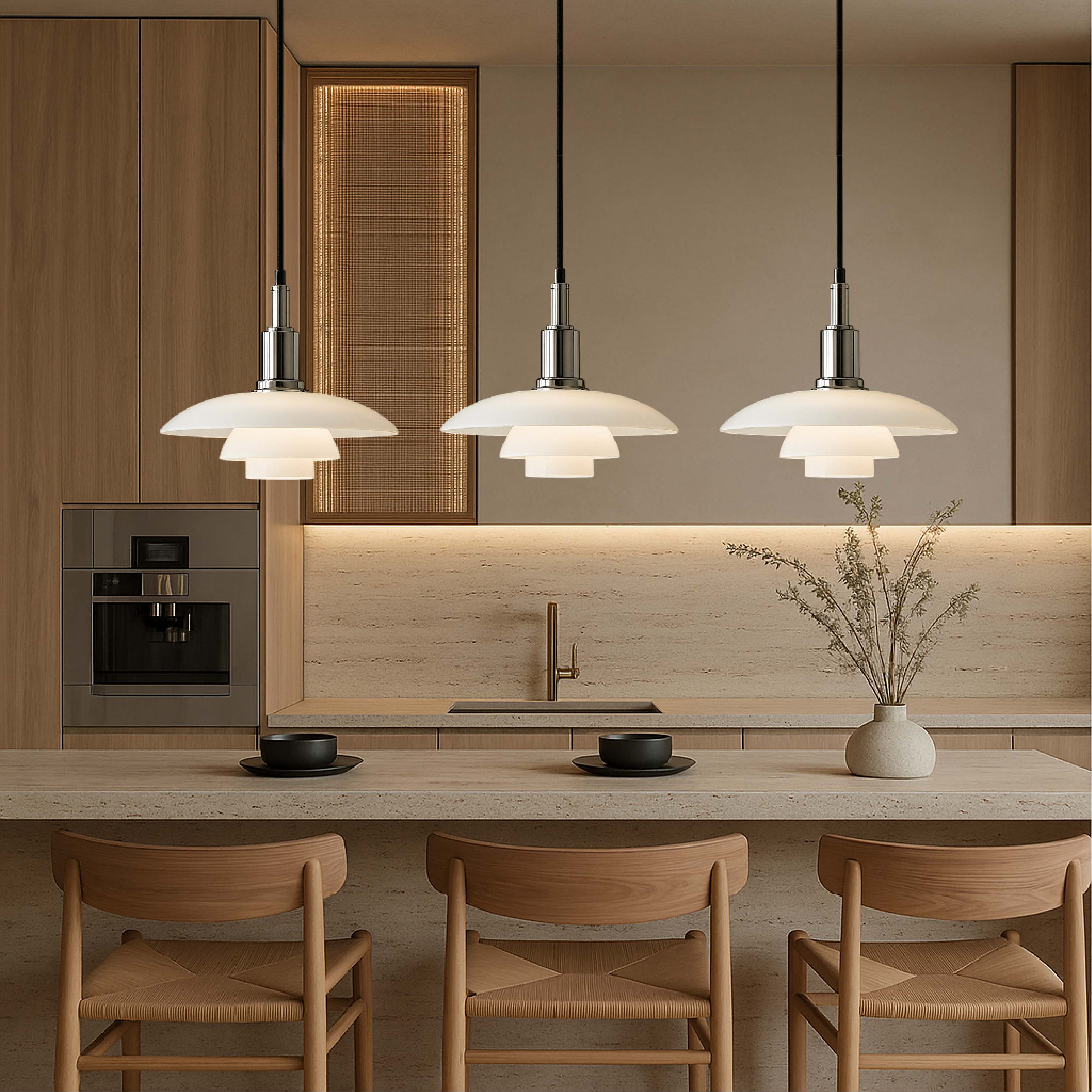 2/3 kop Deense design hanglamp