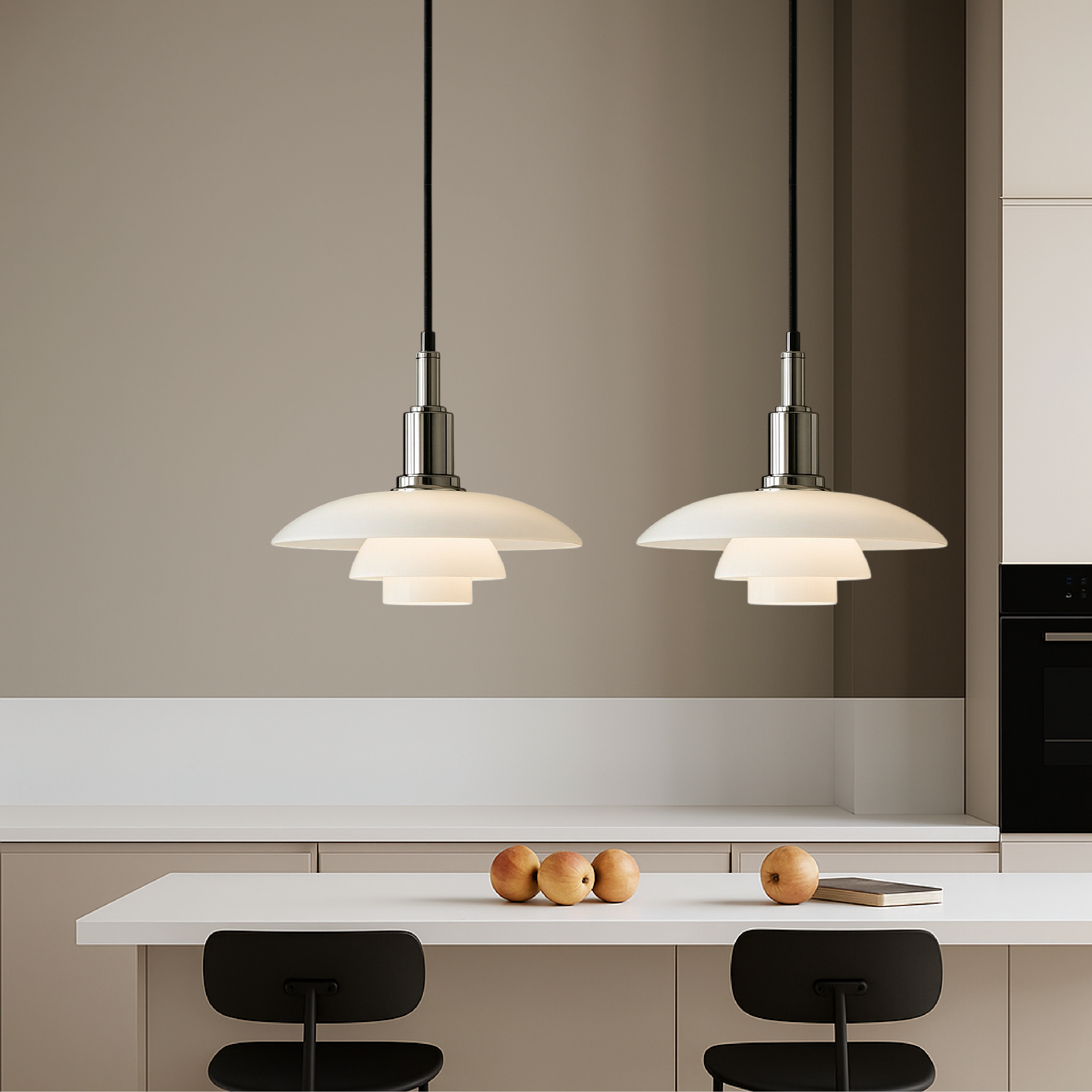 2/3 kop Deense design hanglamp