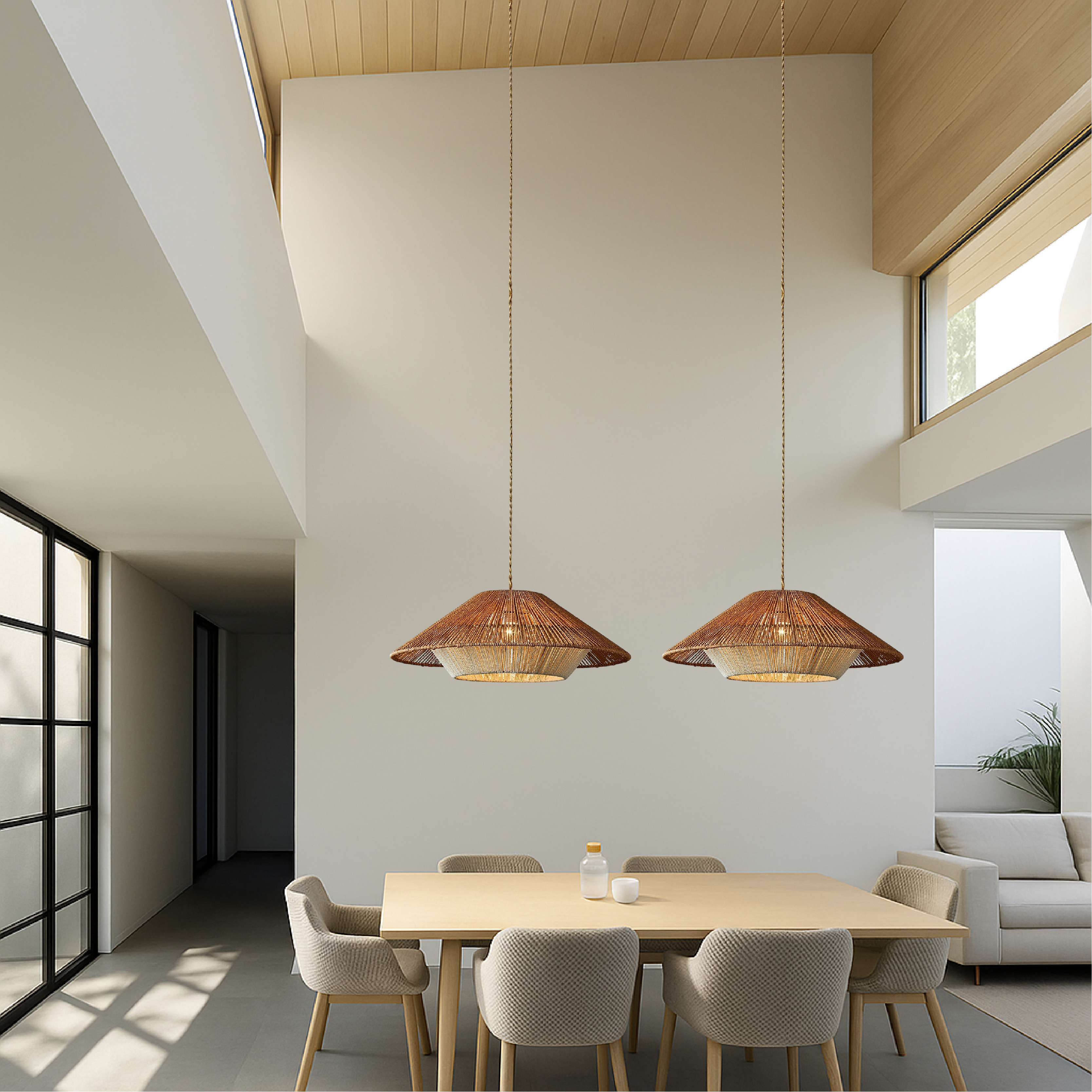 Bamboe Geweven Hanglamp