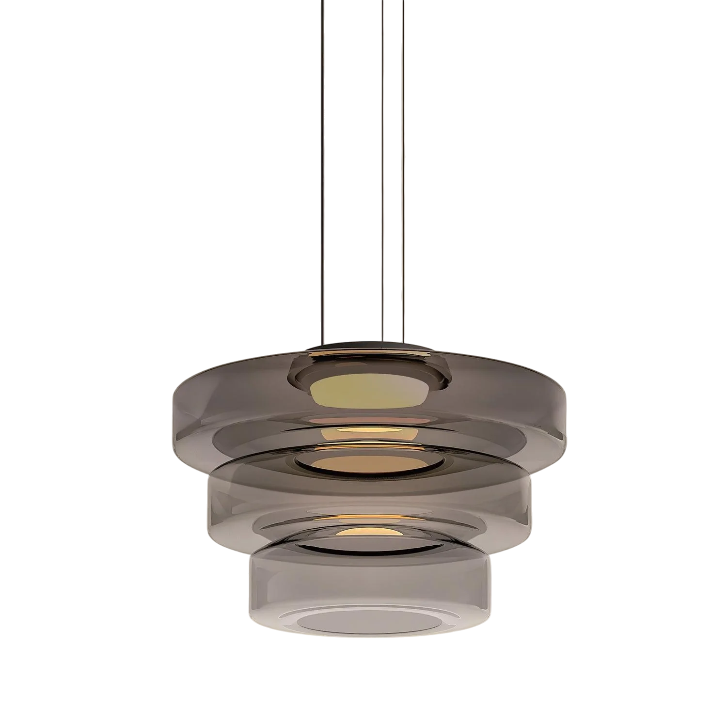 Deens glazen Bauhaus hanglamp