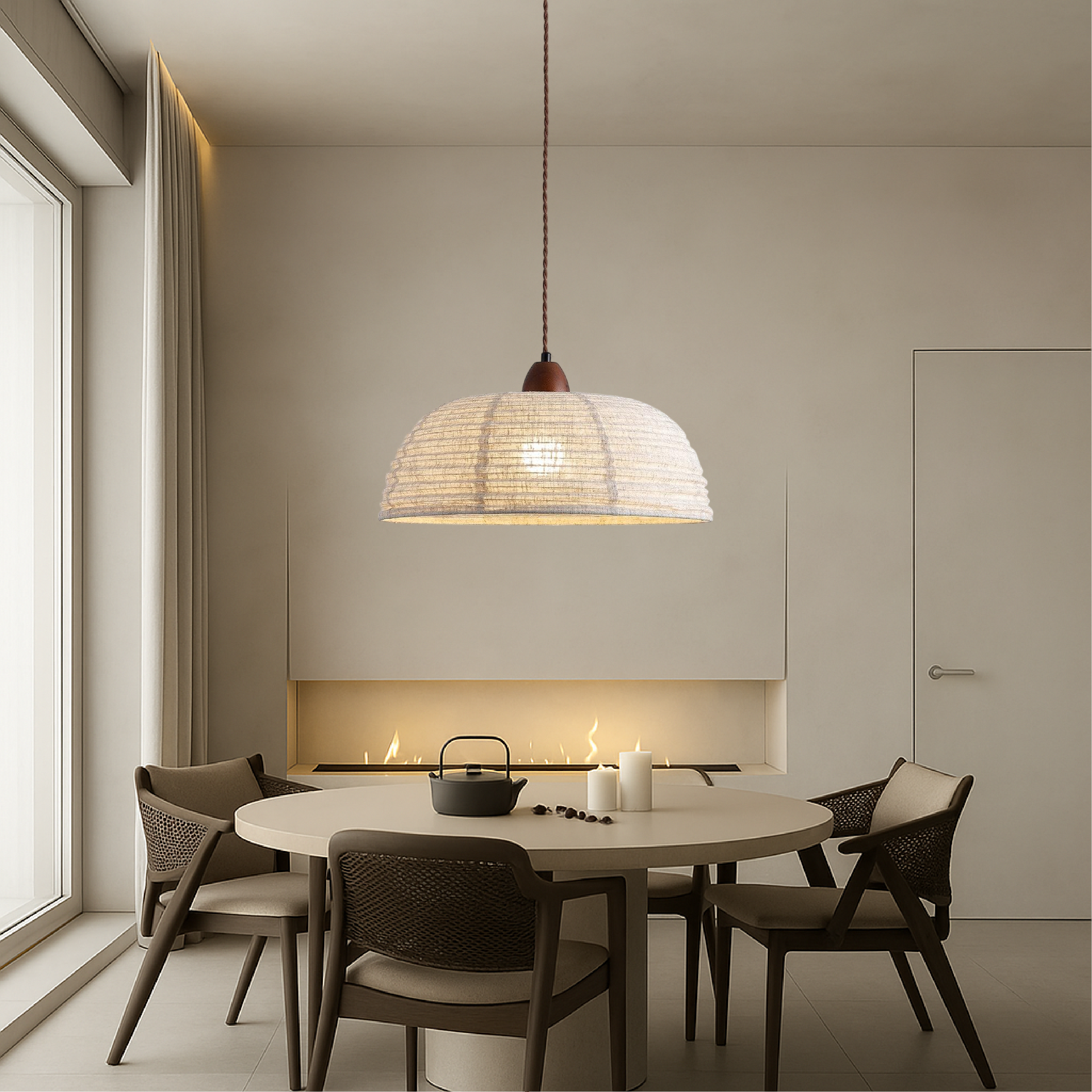 Stoffen hanglamp