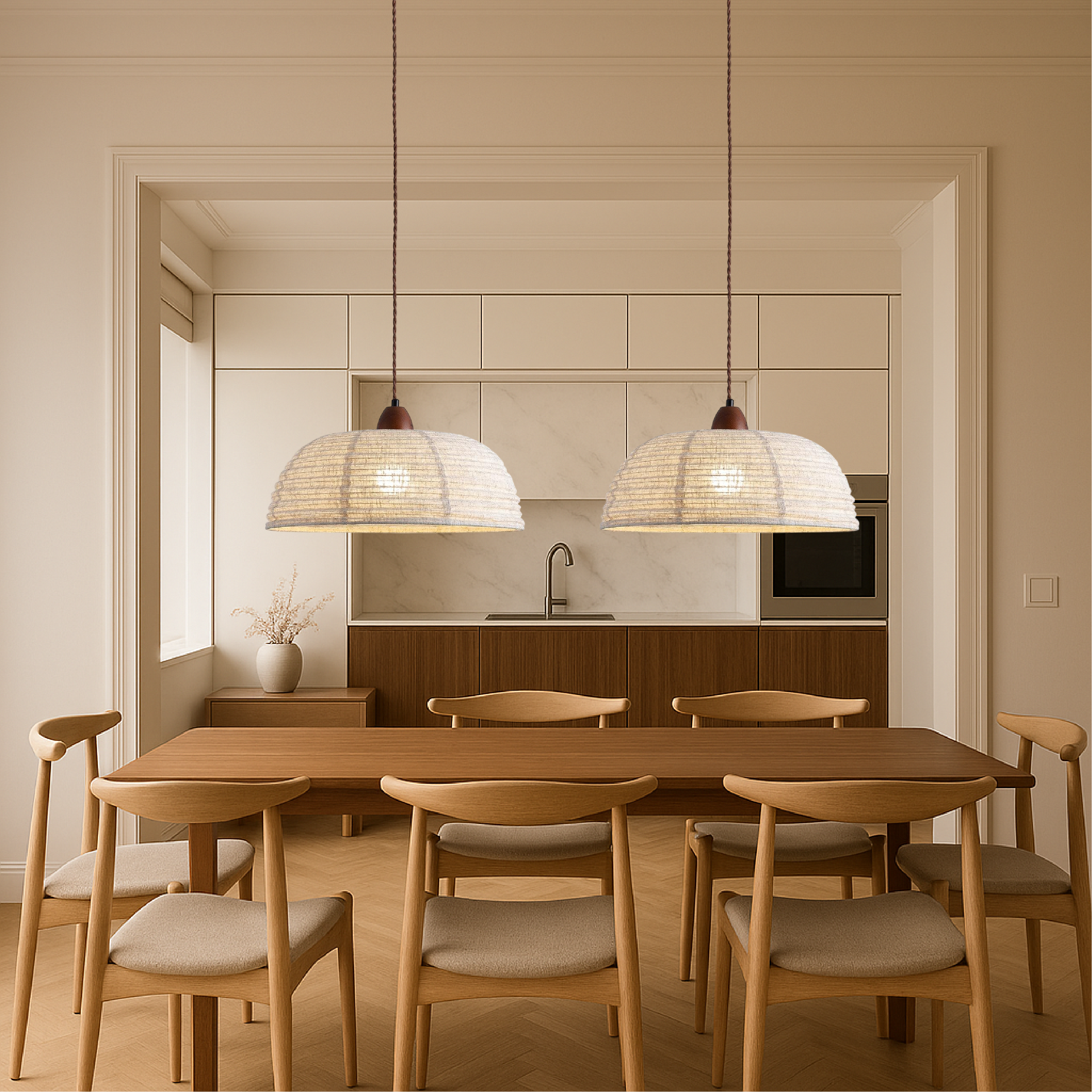 Stoffen hanglamp