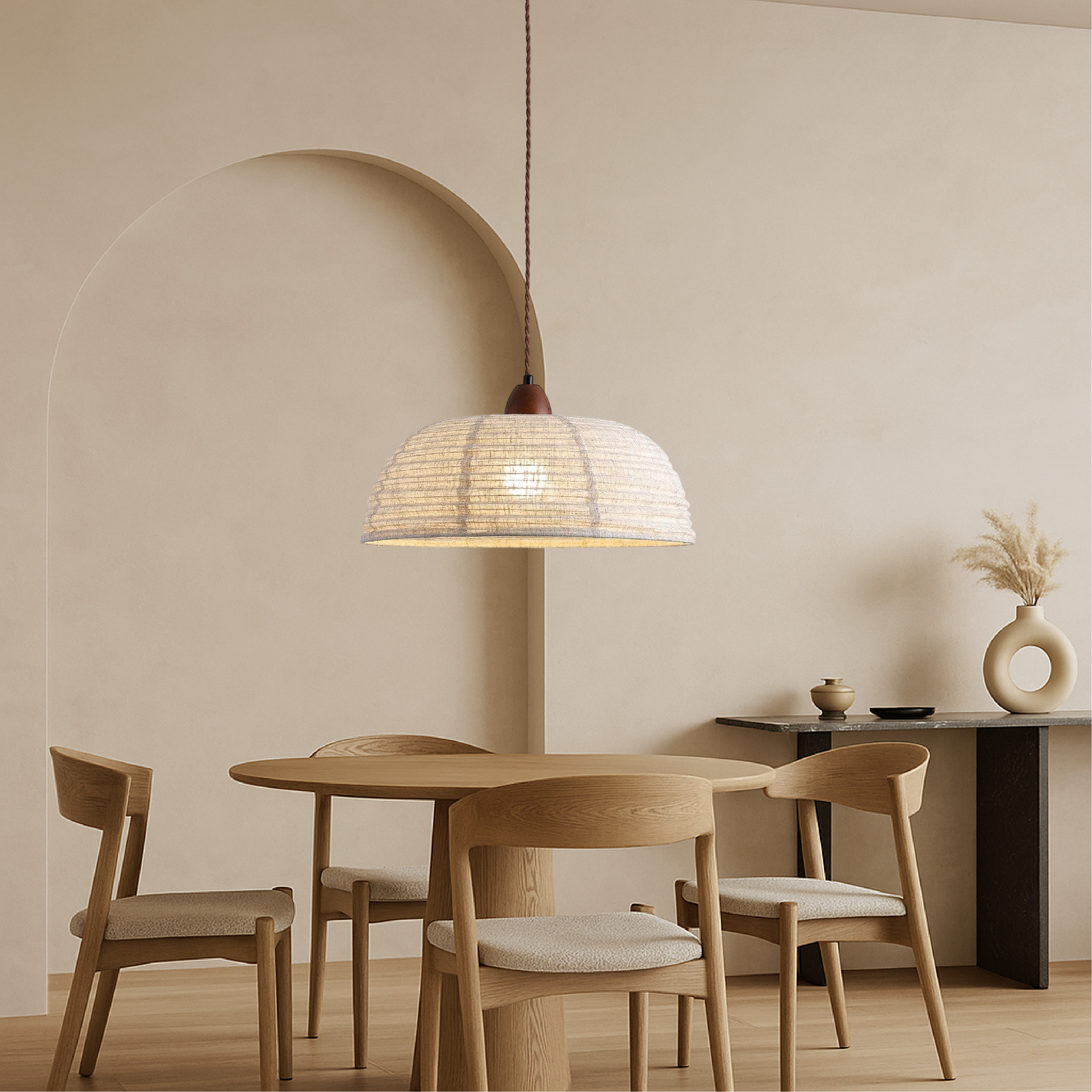 Stoffen hanglamp