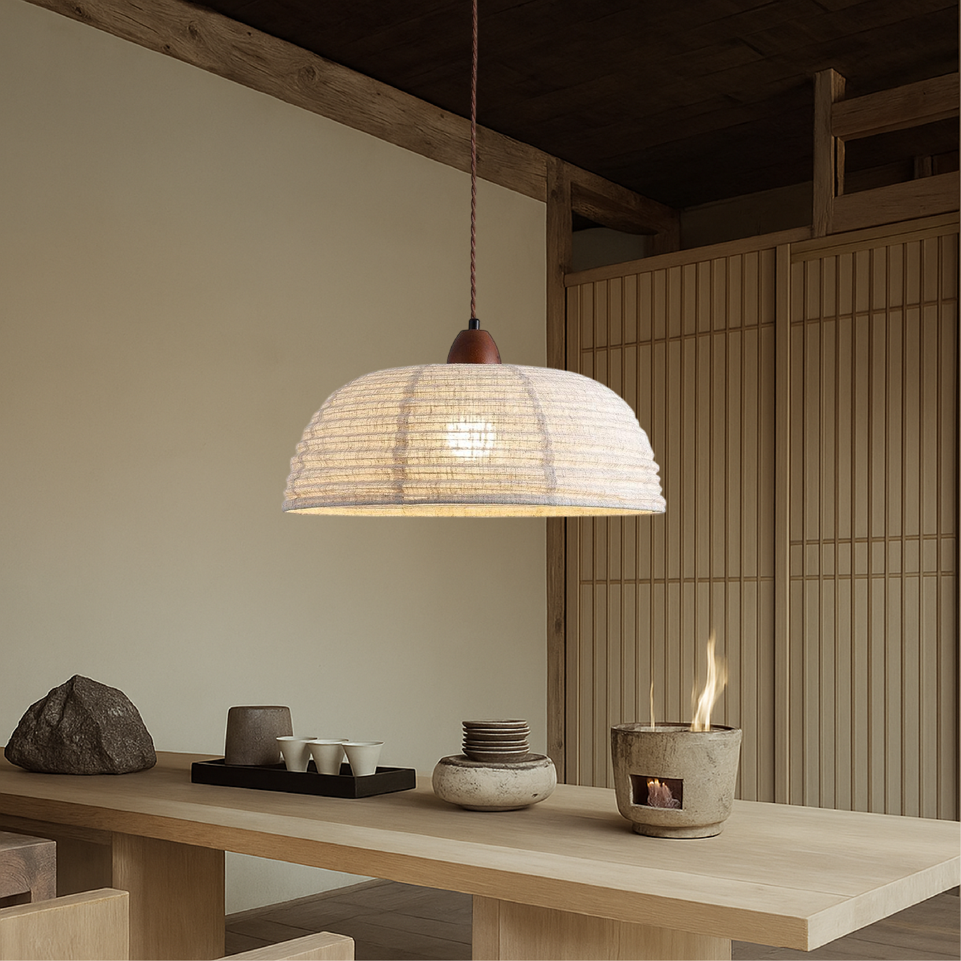 Stoffen hanglamp