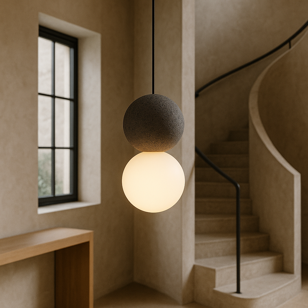Obsidiaan Hanglamp