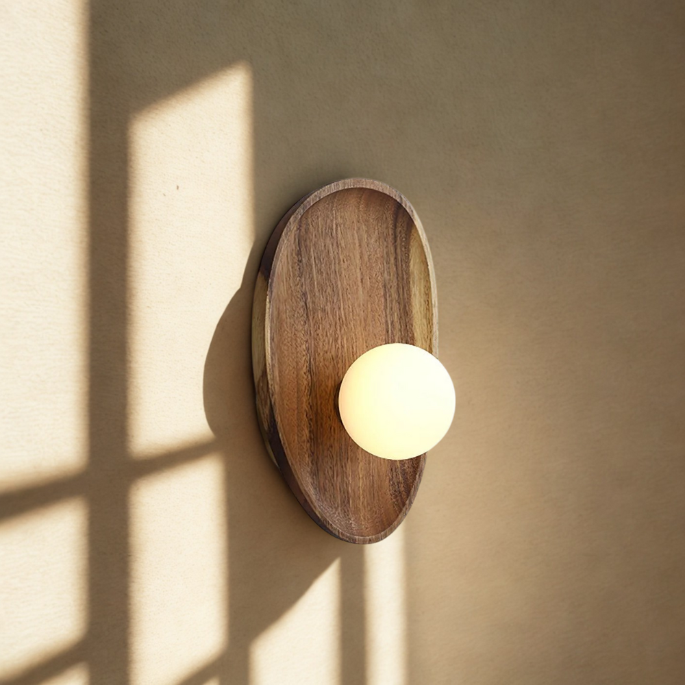 Mirdor Houten Wandlamp