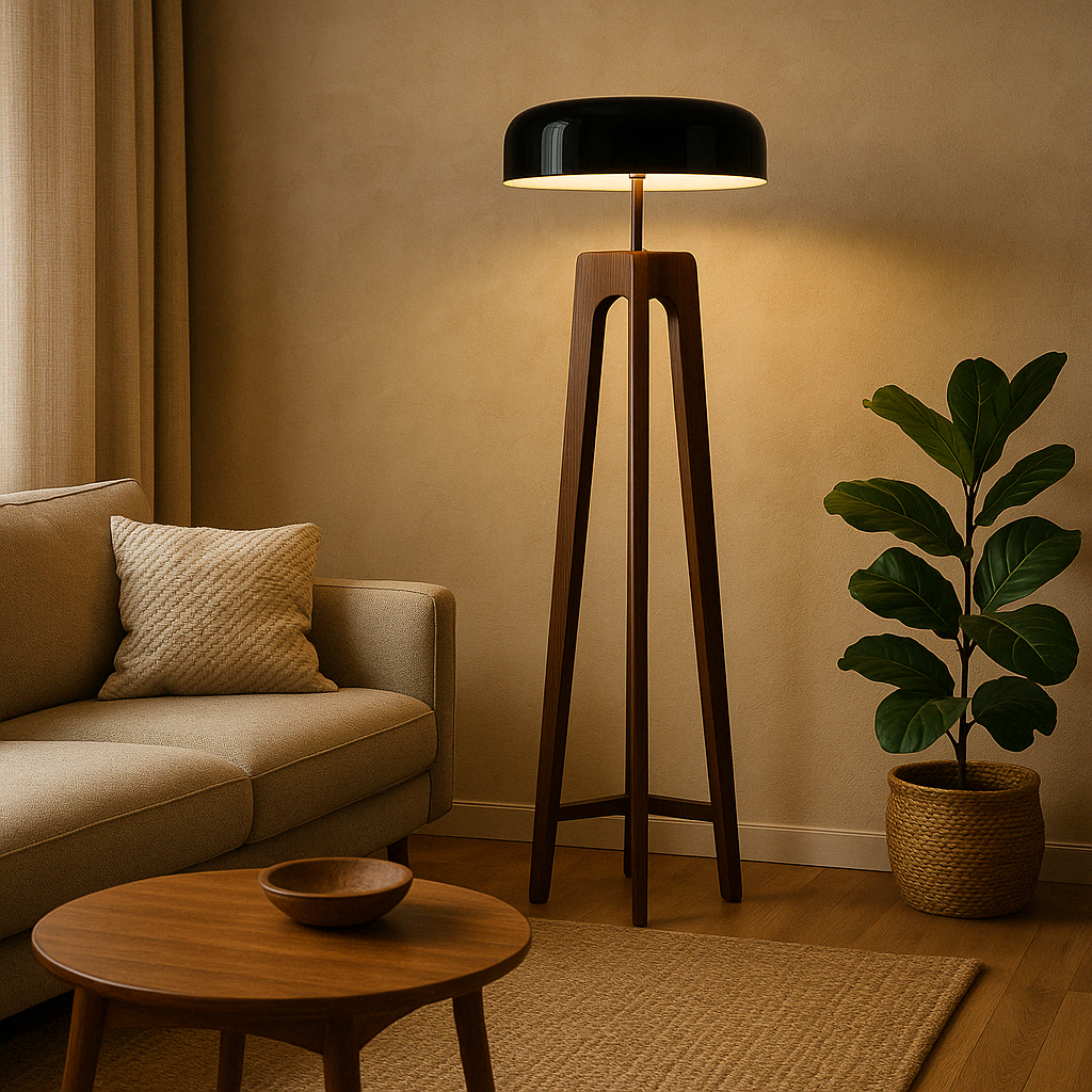 Scandinavische vloerlamp