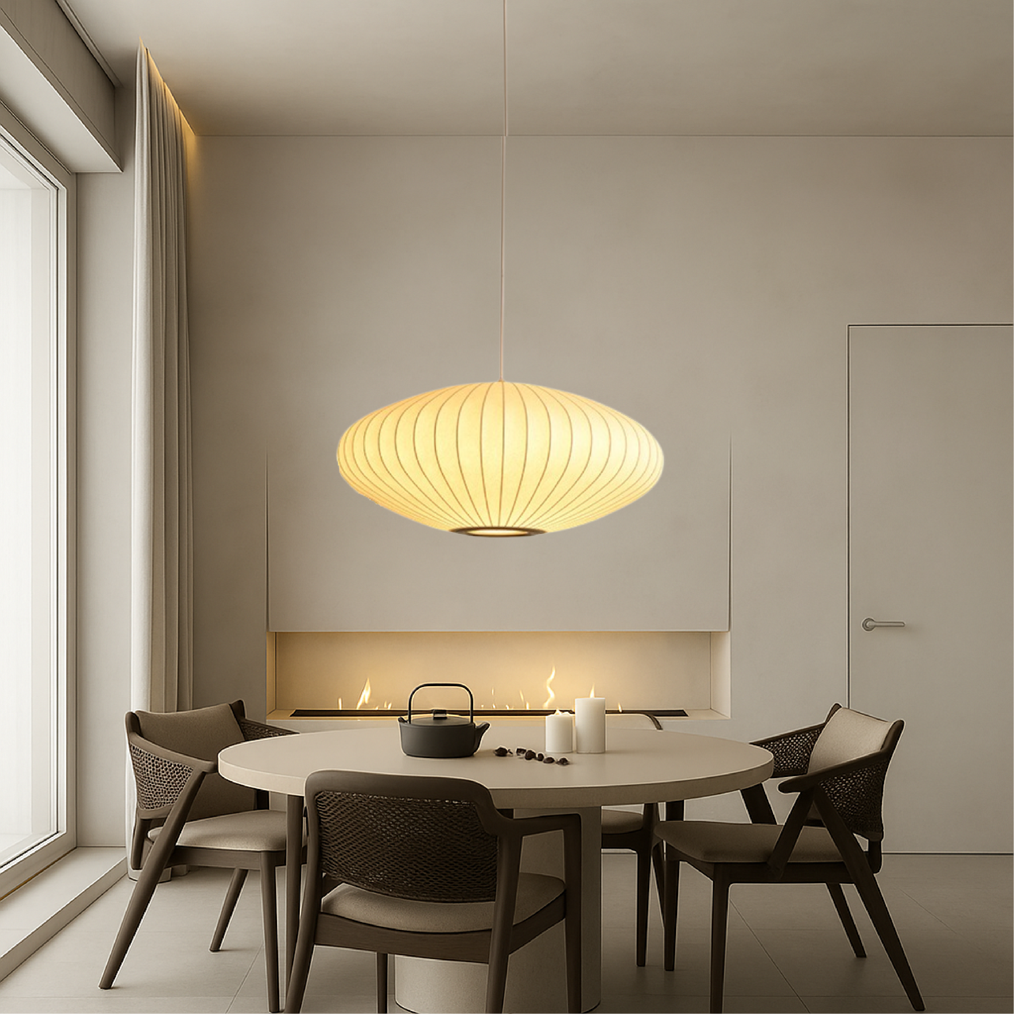 Italiaanse Zijden Hanglamp