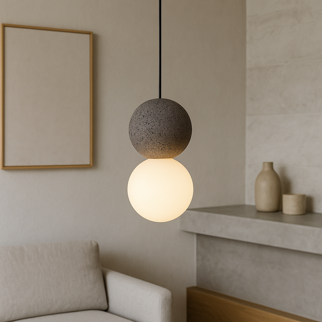 Obsidiaan Hanglamp