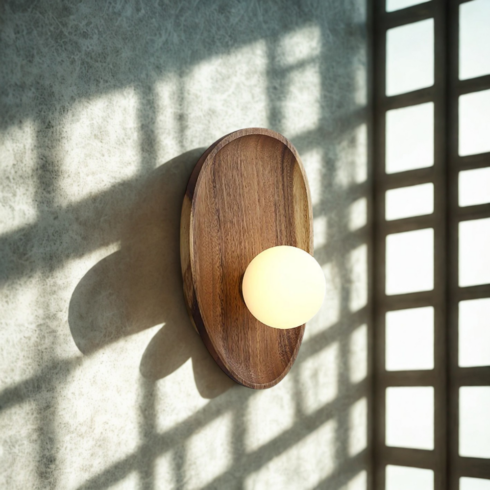 Mirdor Houten Wandlamp