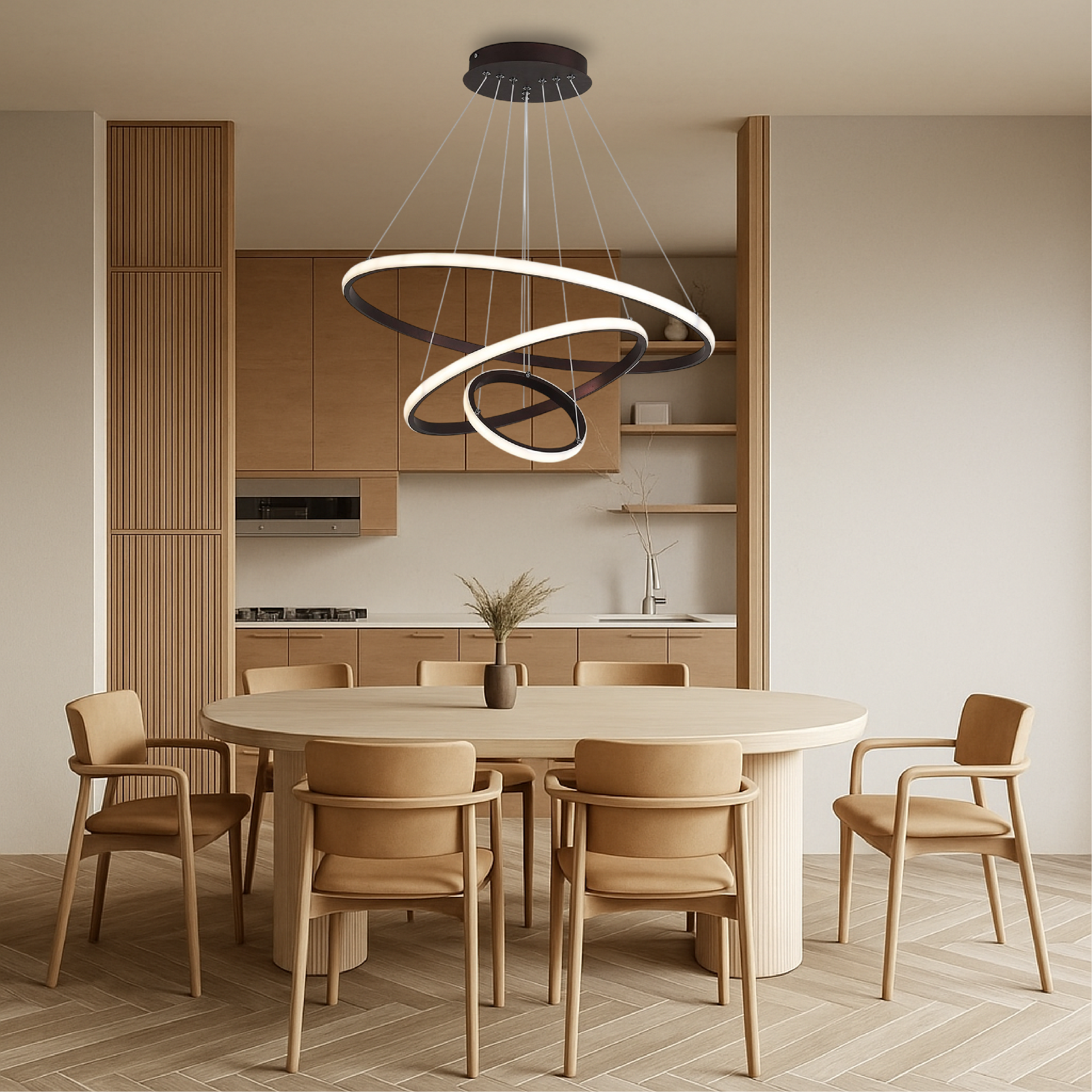 3 lagen moderne kroonluchter