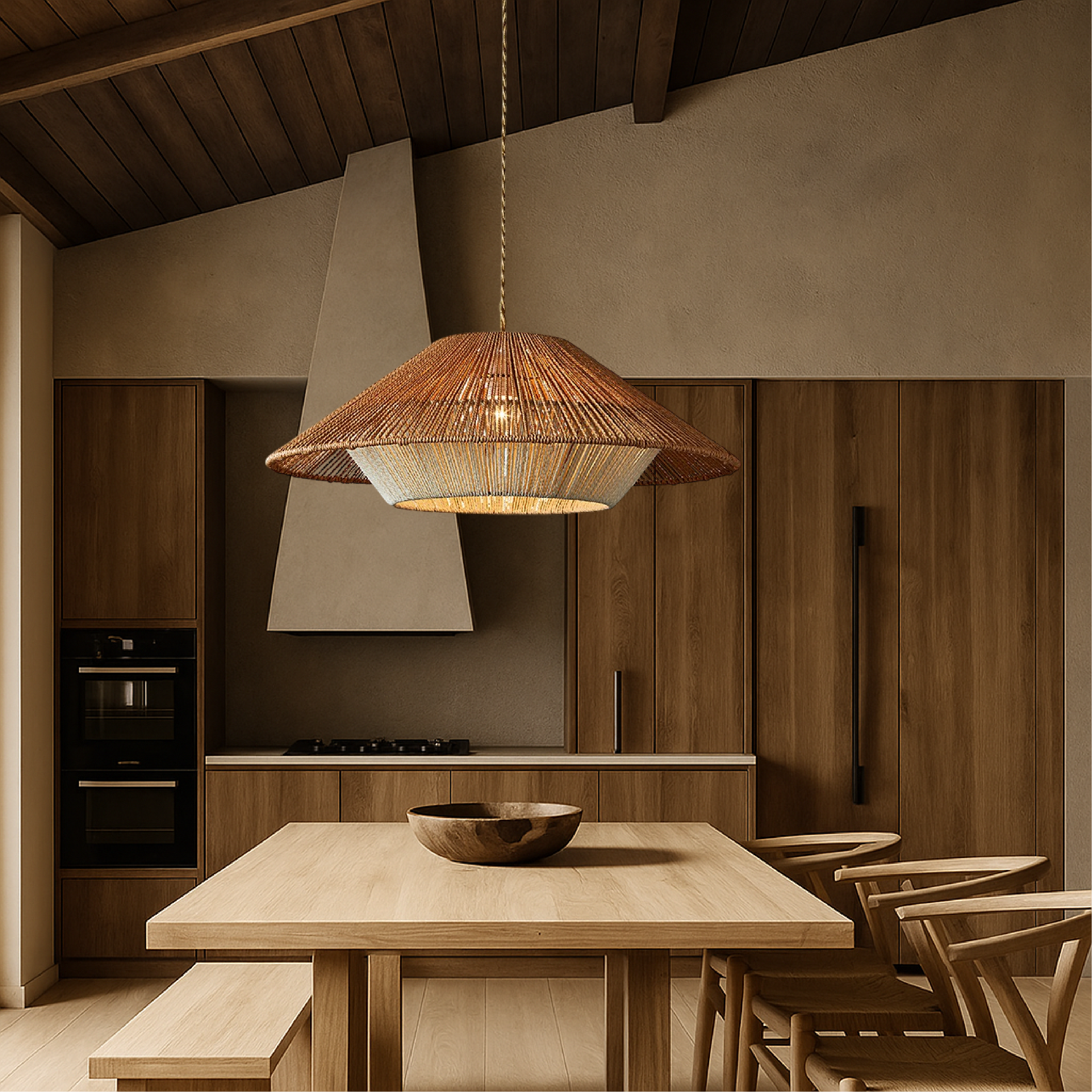 Bamboe Geweven Hanglamp