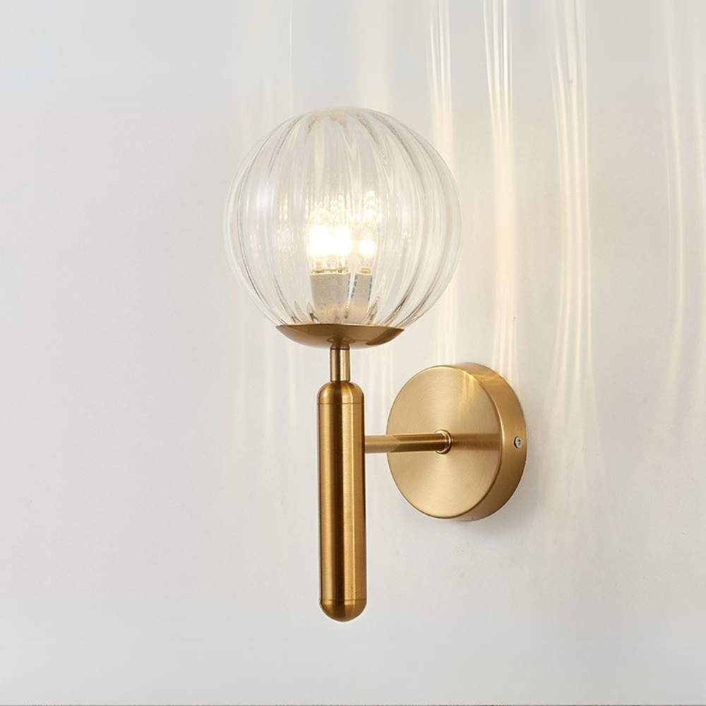 Noordse bol wandlamp