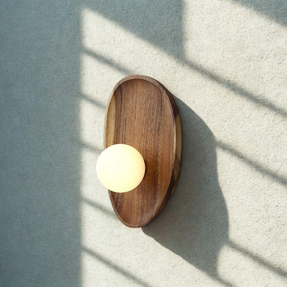 Mirdor Houten Wandlamp