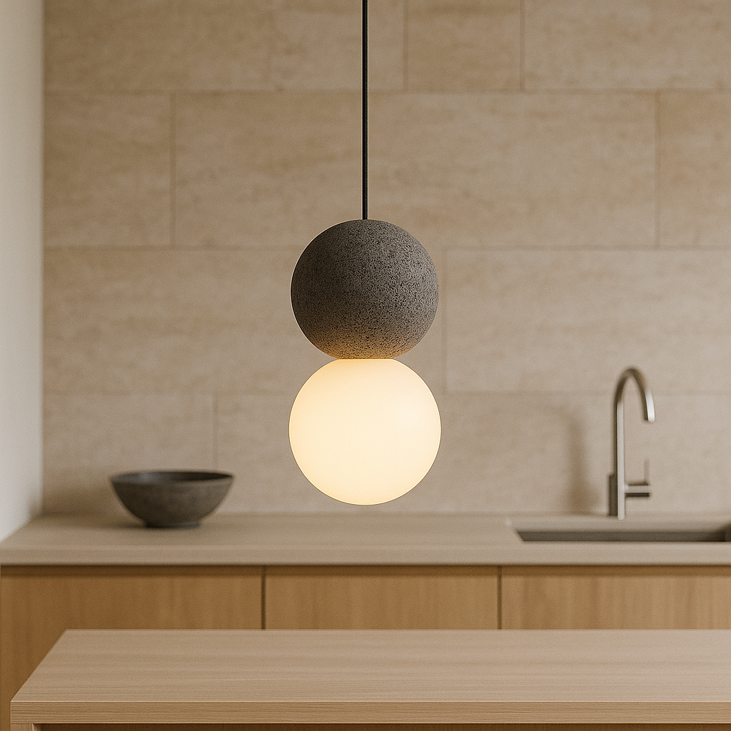 Obsidiaan Hanglamp