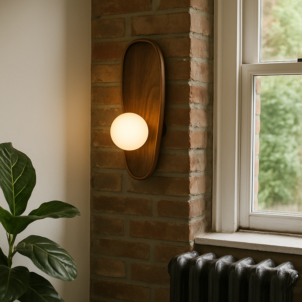 Mirdor Houten Wandlamp