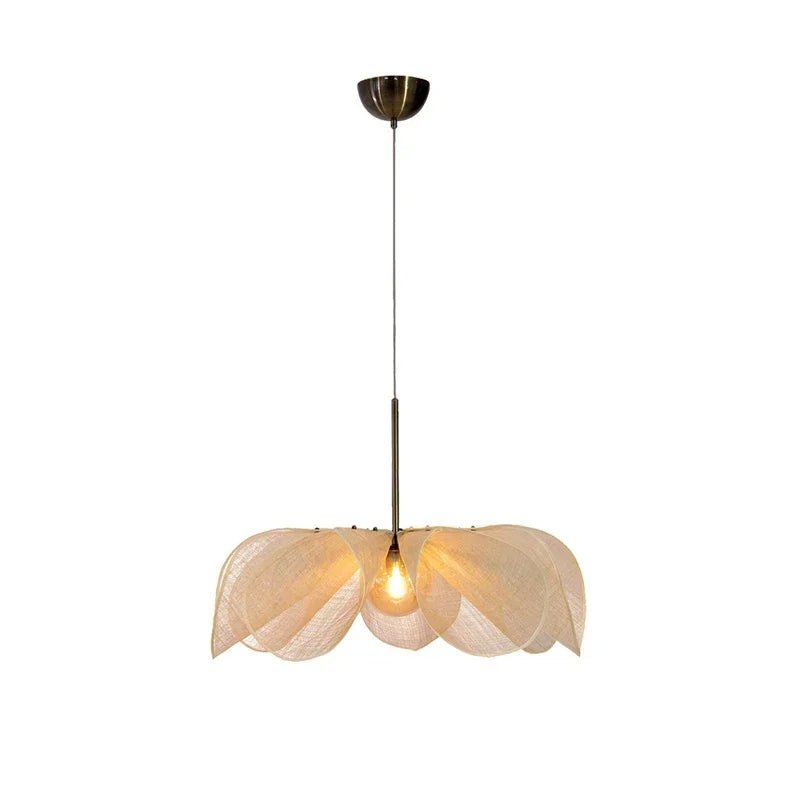 Vintage stoffen hanglamp
