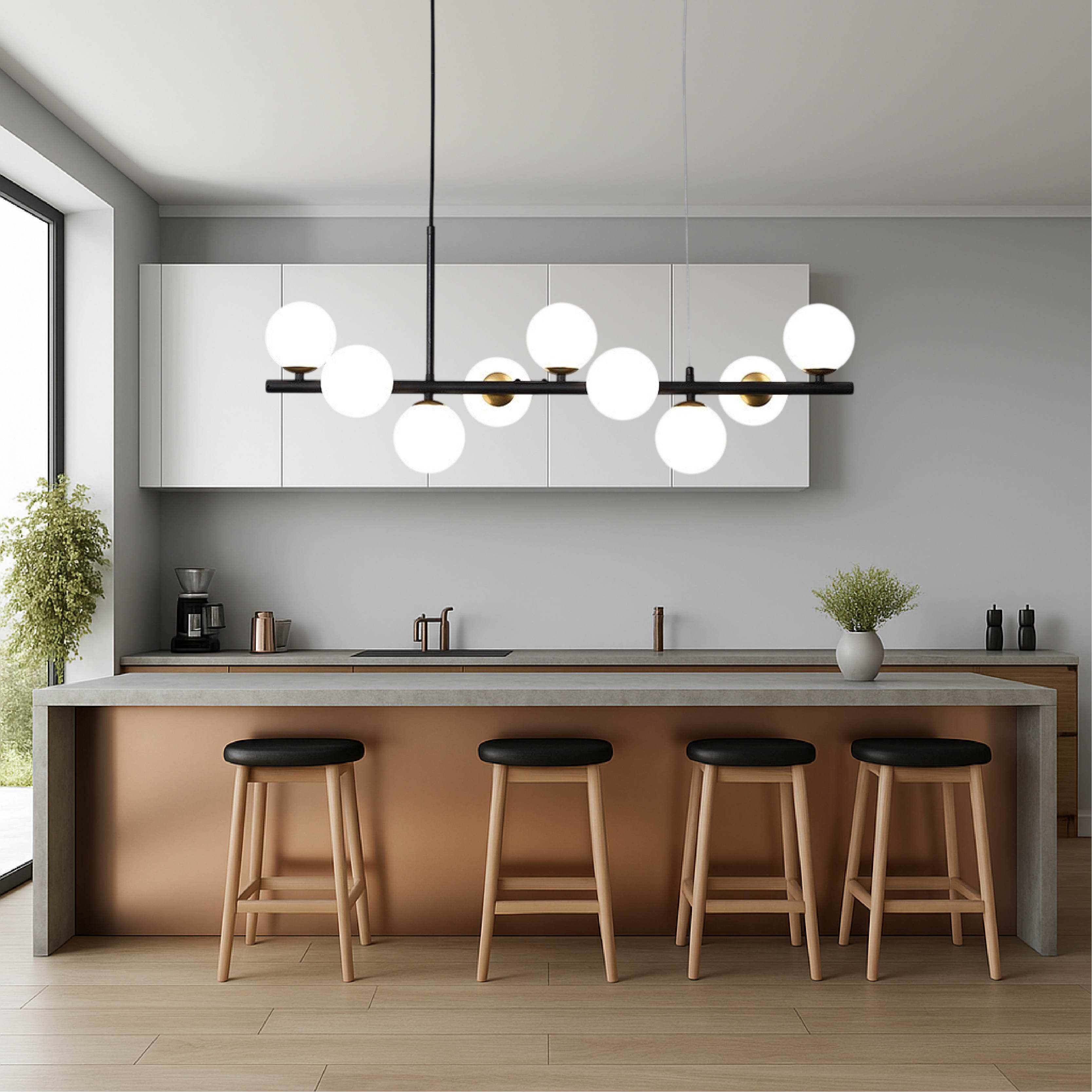 Eetkamer Zwarte Hanglamp