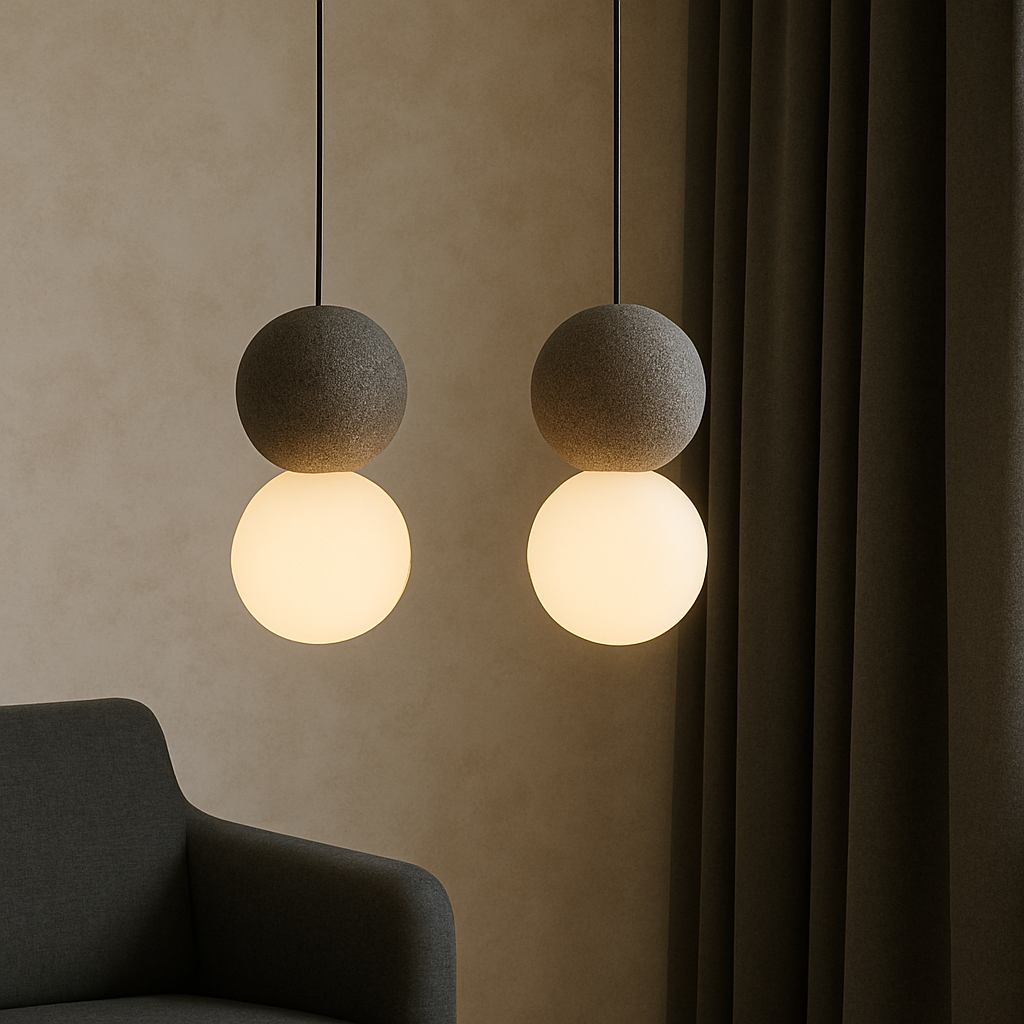 Obsidiaan Hanglamp