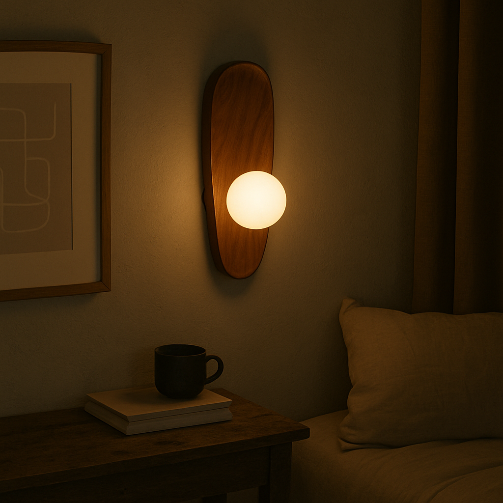 Mirdor Houten Wandlamp