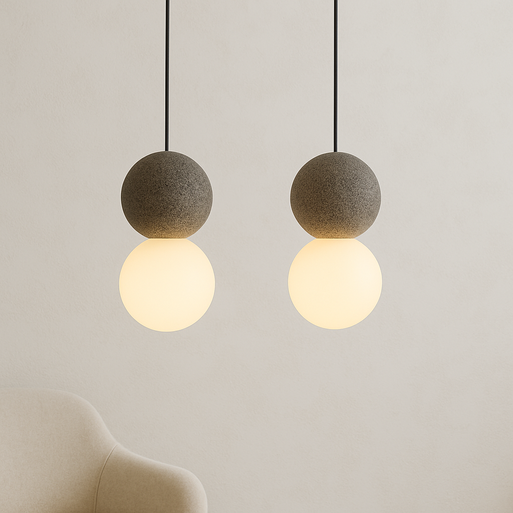 Obsidiaan Hanglamp