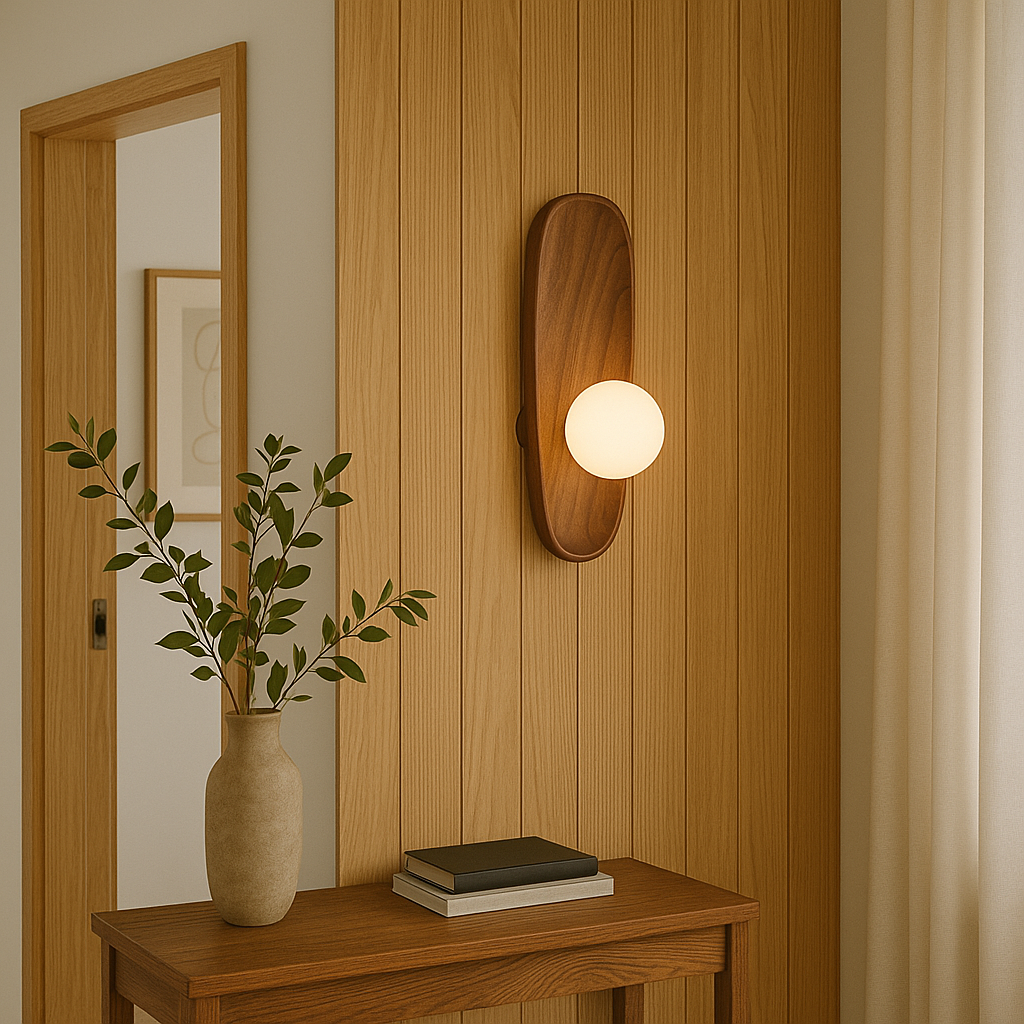 Mirdor Houten Wandlamp