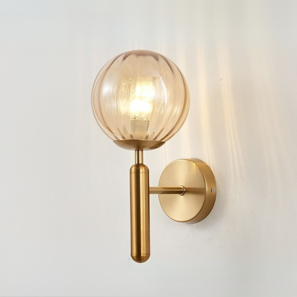 Noordse bol wandlamp