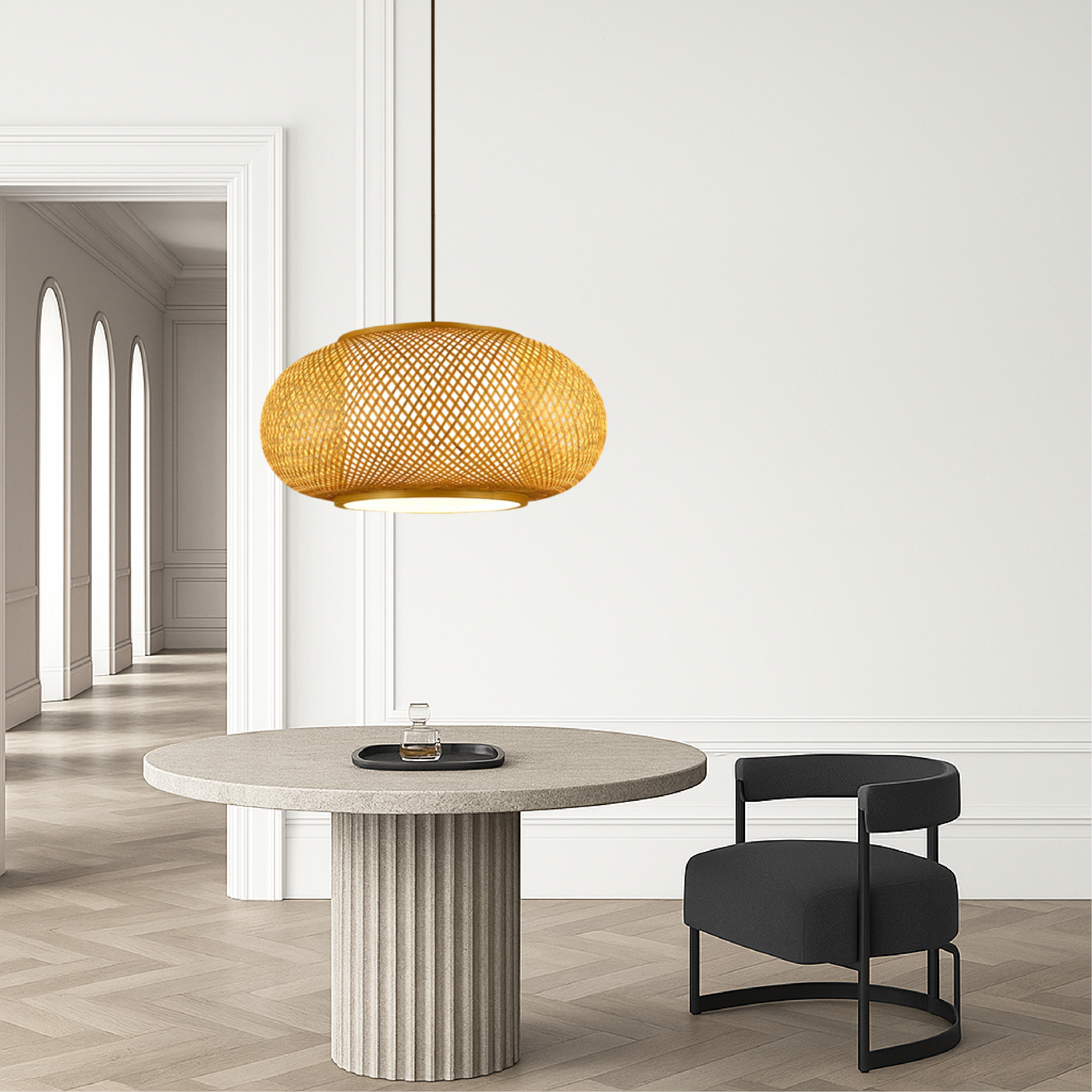 Hansens Bamboe Hanglamp