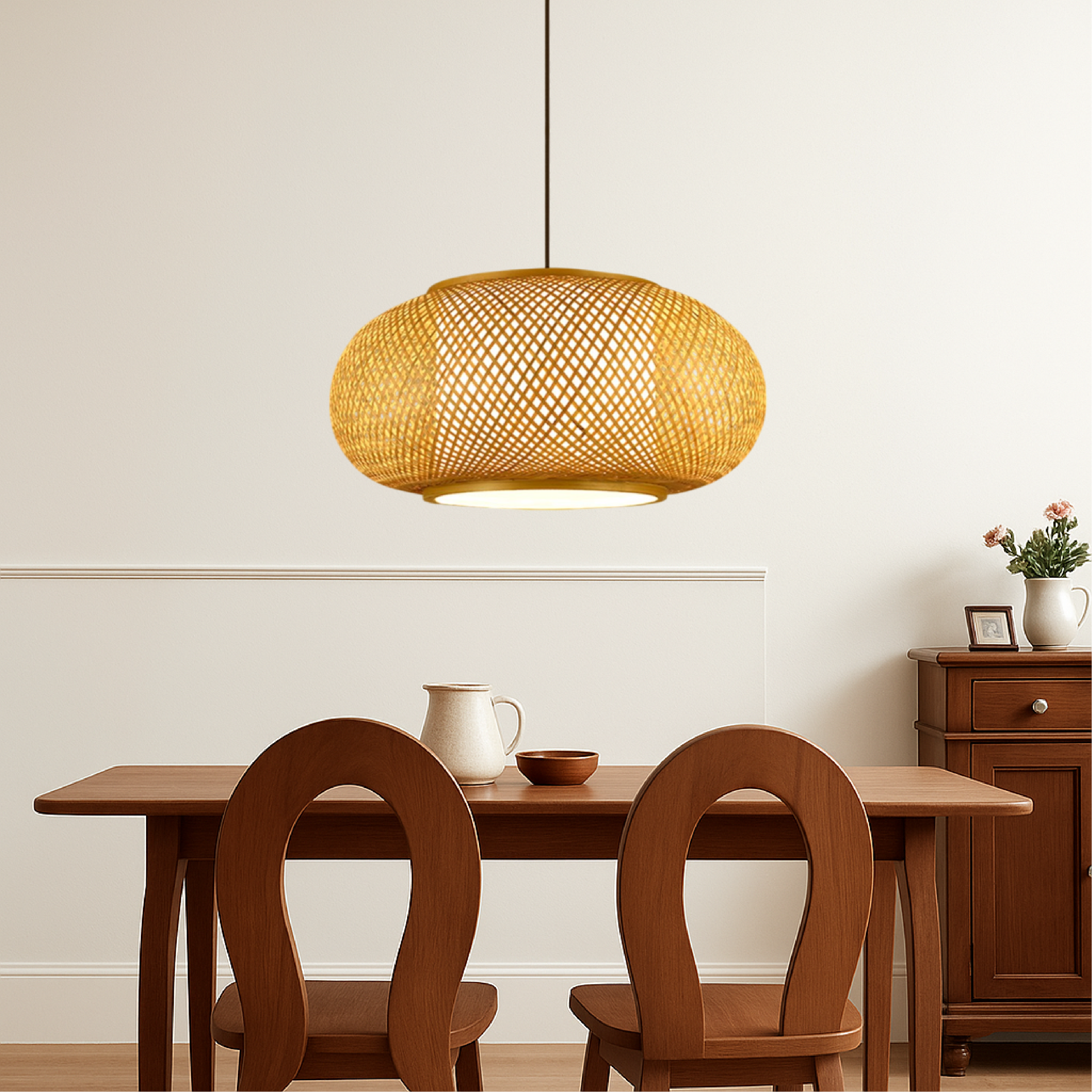 Hansens Bamboe Hanglamp