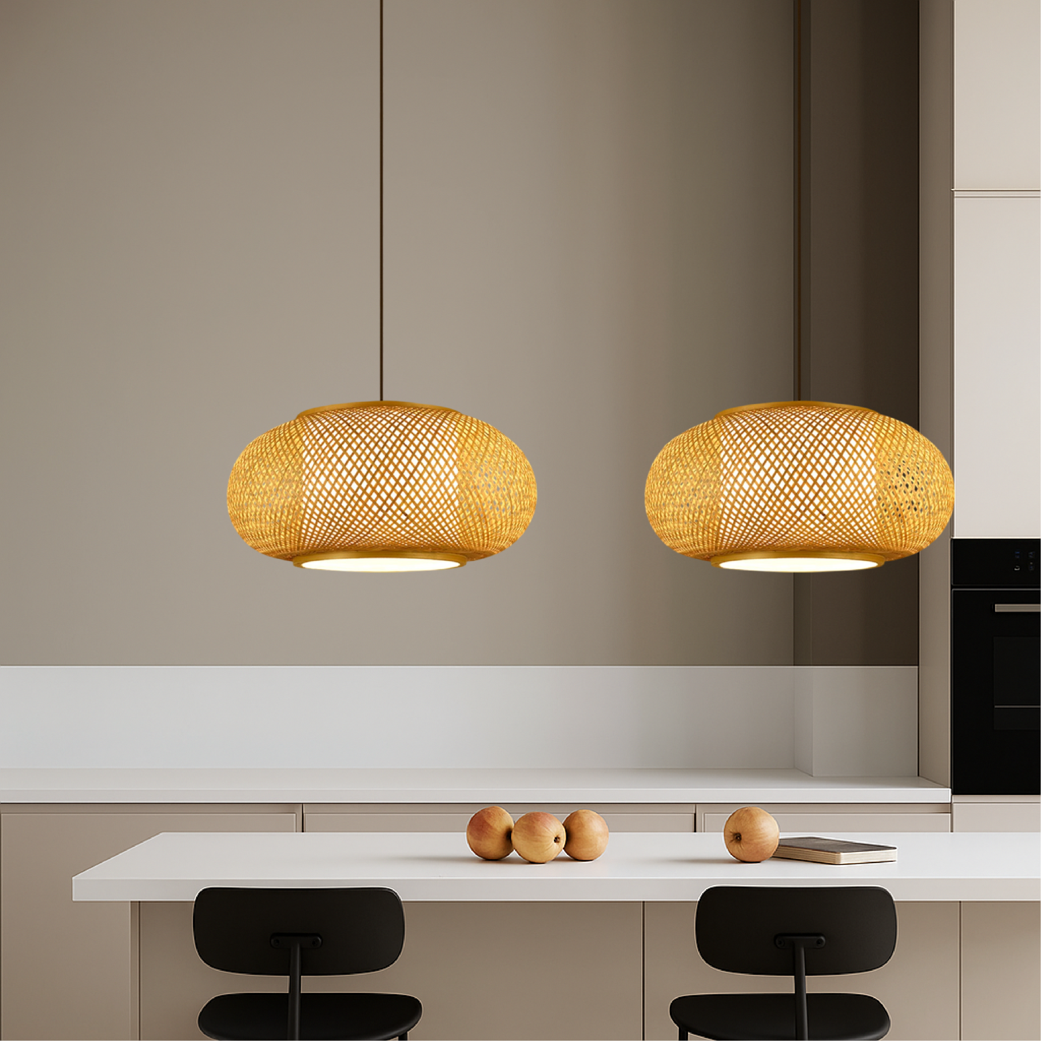 Hansens Bamboe Hanglamp