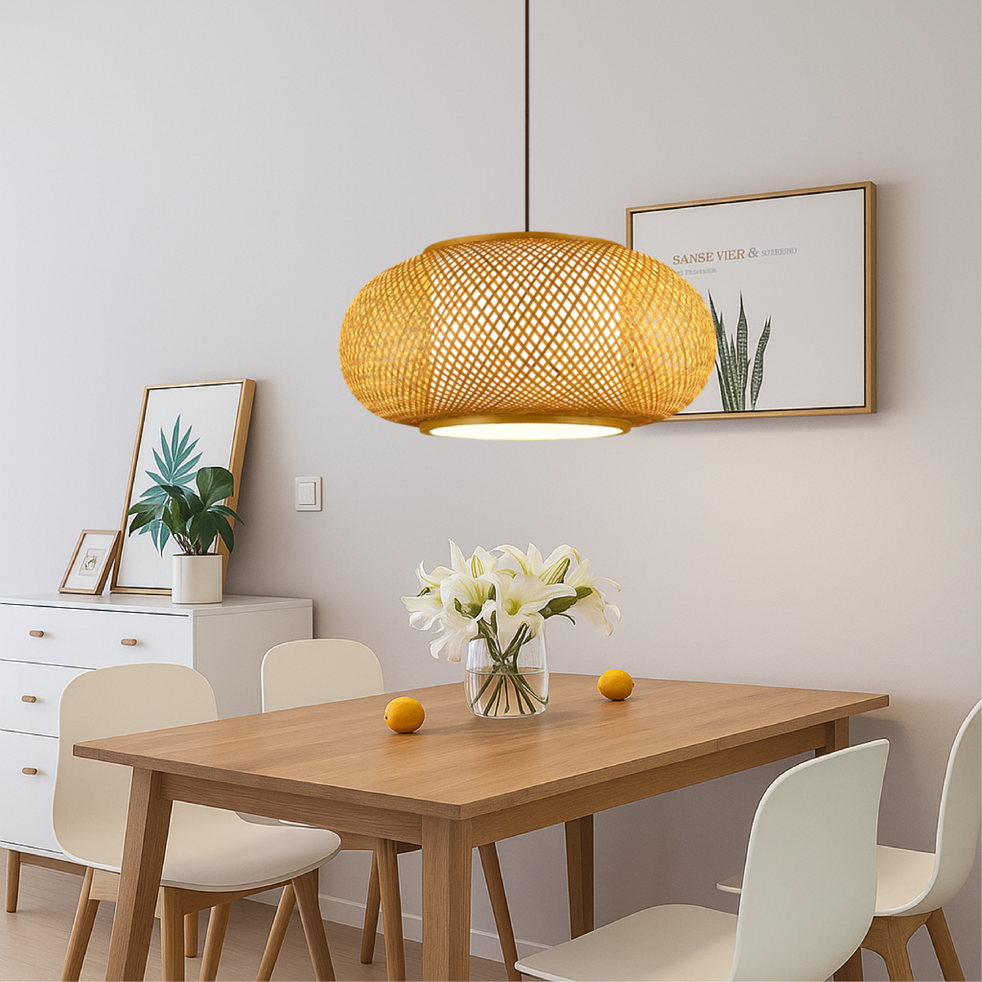 Hansens Bamboe Hanglamp