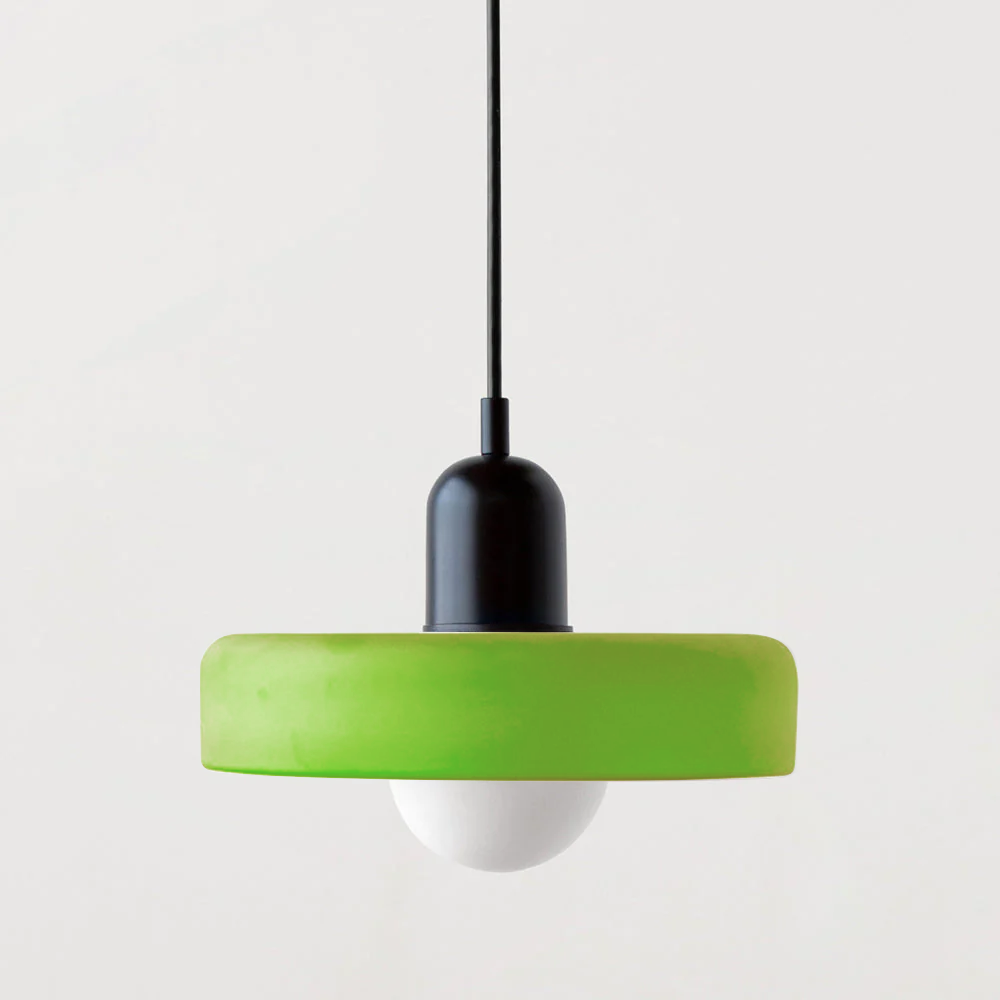 Bauhaus Gekleurd Glas Hanglamp