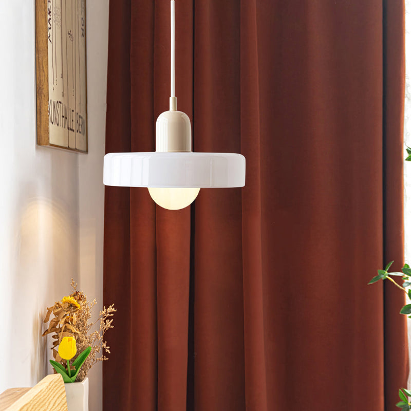 Bauhaus Gekleurd Glas Hanglamp