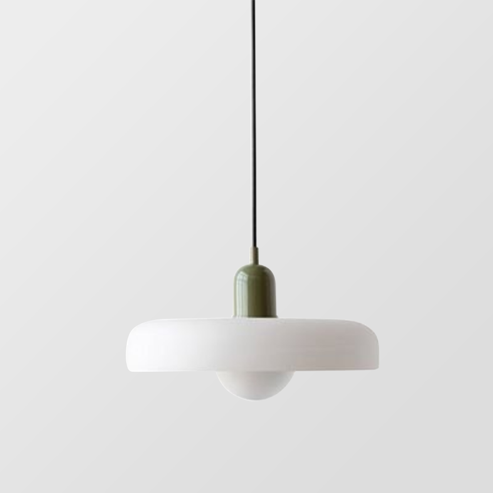 Bauhaus Gekleurd Glas Hanglamp