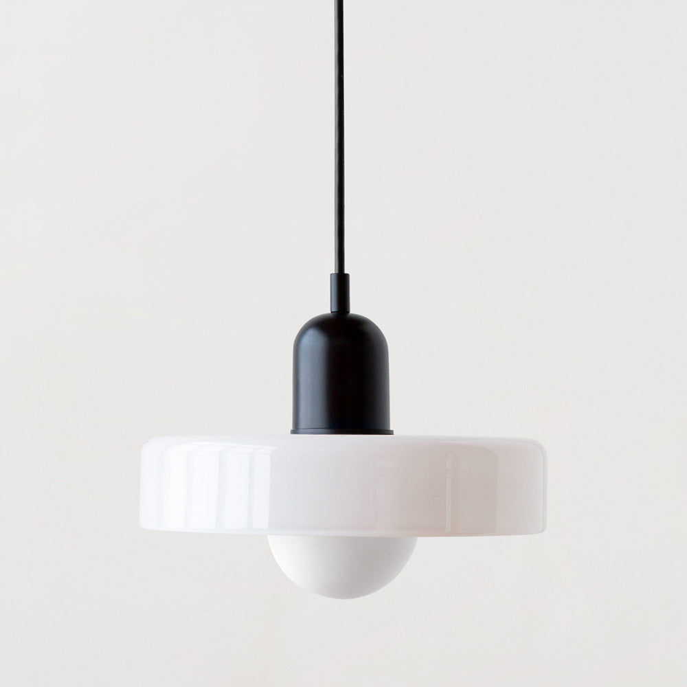 Bauhaus Gekleurd Glas Hanglamp